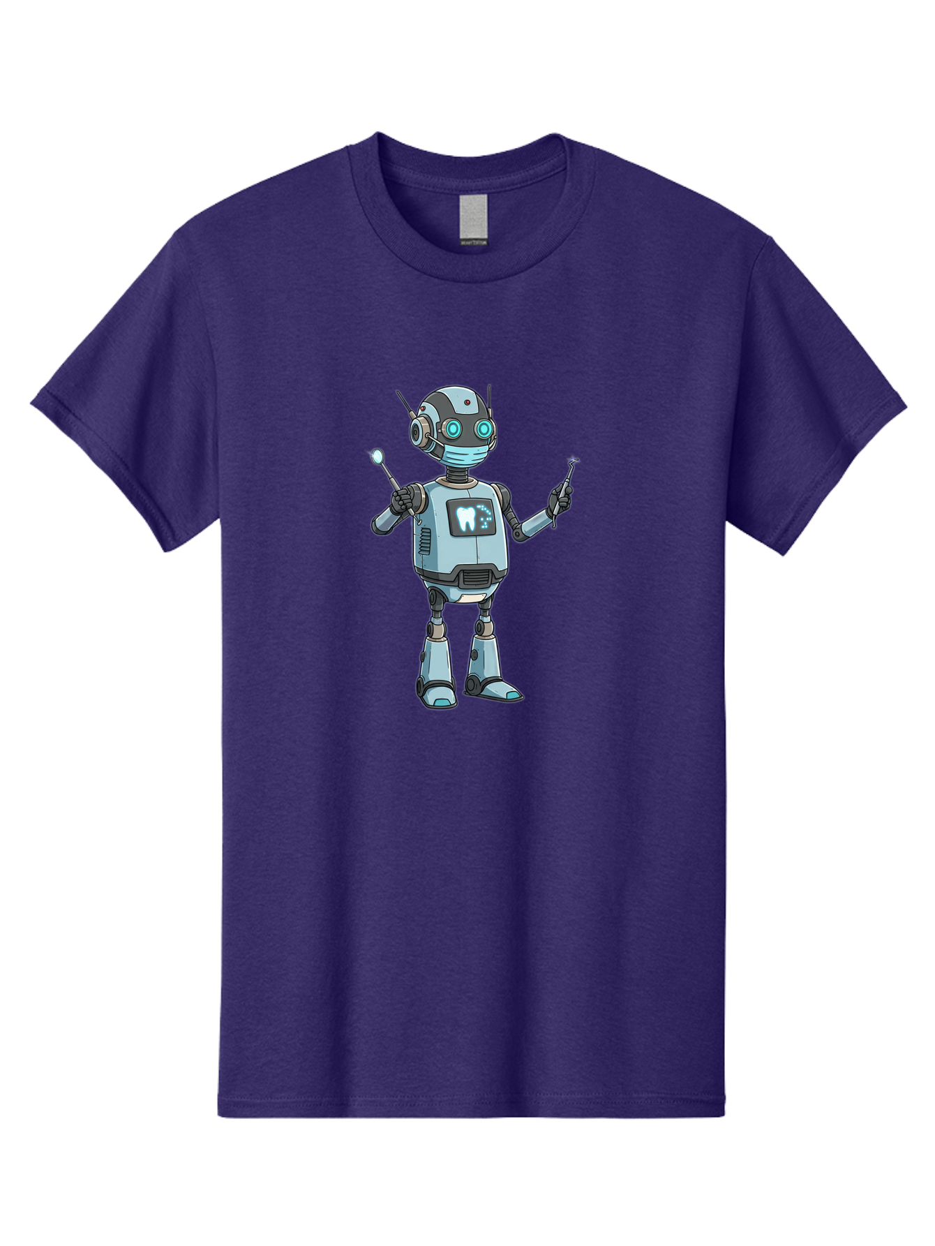 Robot-Dentist-1 Men'S Graphic Tee, 100% Cotton, Comfortable Casual Summer Wear, Machine Washable, Vintage Camera, Old Camera, Antique Camera, Black Camera, Classic Photography, Photography Equipment, Nostalgic Device, Film Camera, Camera Art Ban334 6
