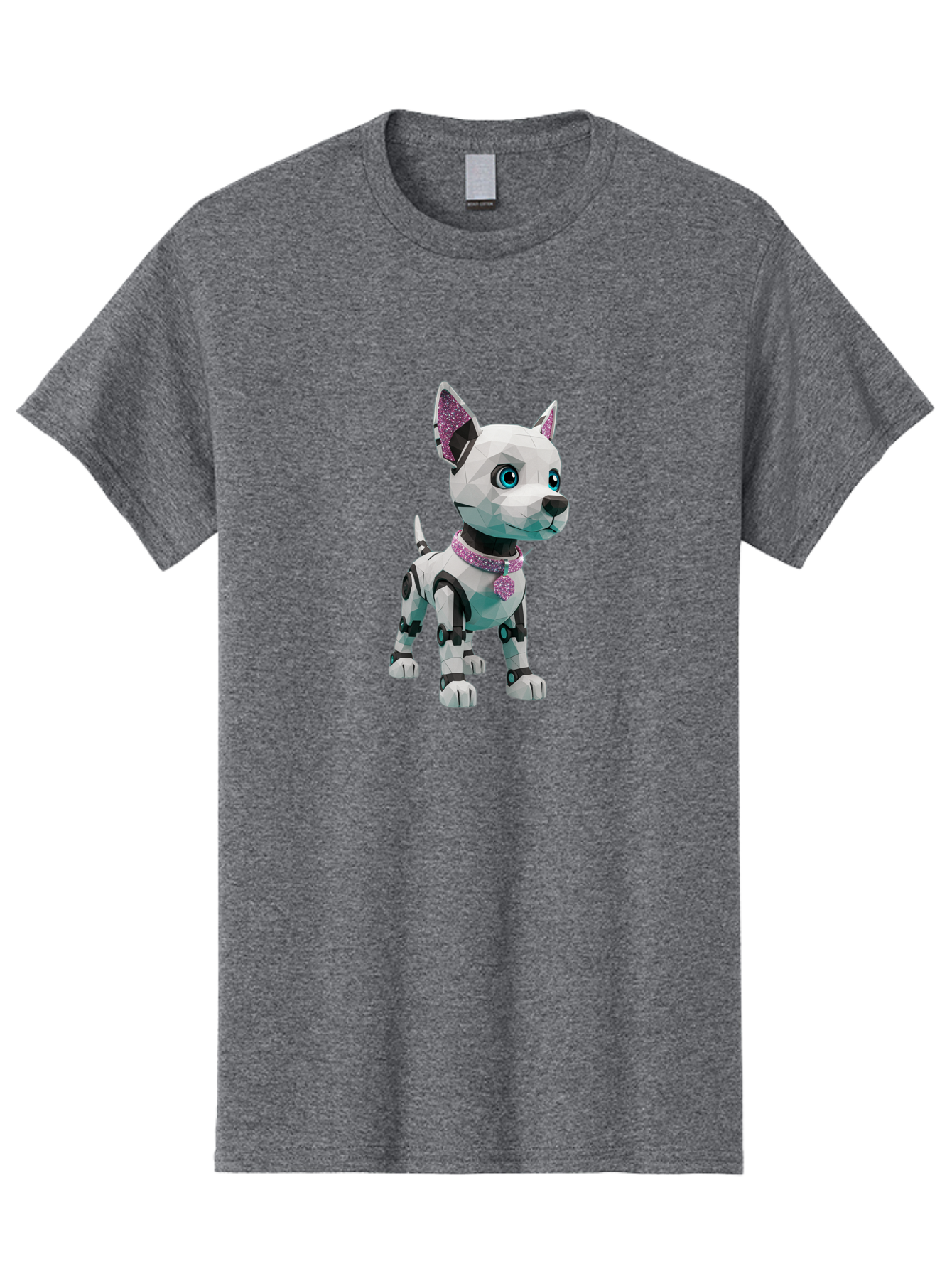 Robot-Dog-2 Men'S Graphic Tee, 100% Cotton, Comfortable Casual Summer Wear, Machine Washable, Vintage Camera, Old Camera, Antique Camera, Black Camera, Classic Photography, Photography Equipment, Nostalgic Device, Film Camera, Camera Art Ban337 14