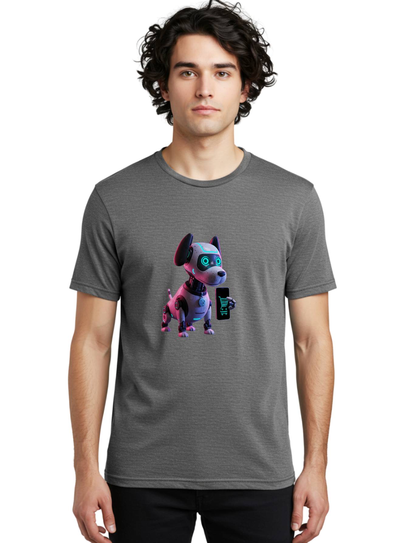 Robot-Dog-Shopping Men'S Graphic Tee, 100% Cotton, Comfortable Casual Summer Wear, Machine Washable, Vintage Camera, Old Camera, Antique Camera, Black Camera, Classic Photography, Photography Equipment, Nostalgic Device, Film Camera, Ban338 26