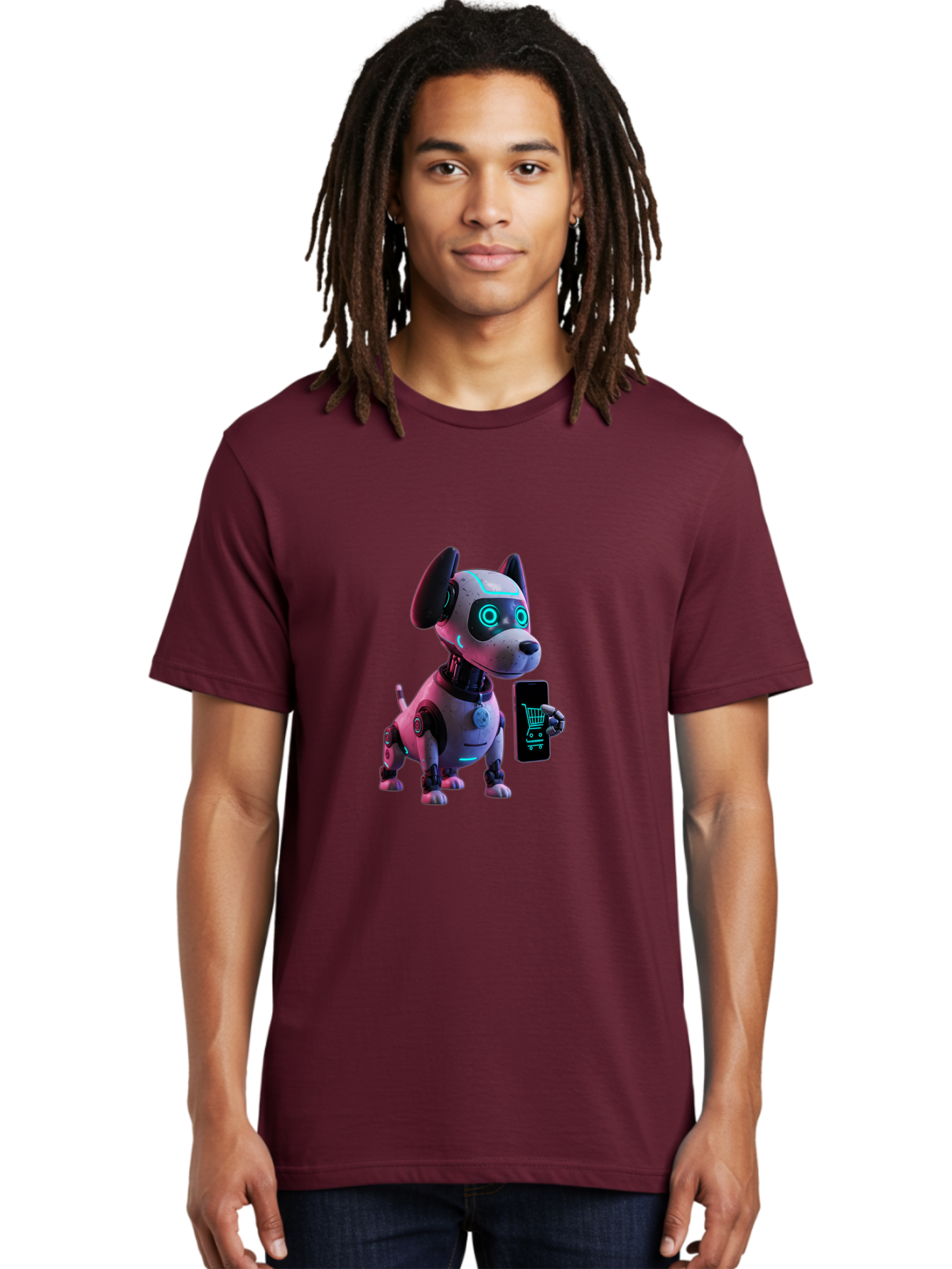 Robot-Dog-Shopping Men'S Graphic Tee, 100% Cotton, Comfortable Casual Summer Wear, Machine Washable, Vintage Camera, Old Camera, Antique Camera, Black Camera, Classic Photography, Photography Equipment, Nostalgic Device, Film Camera, Ban338 24