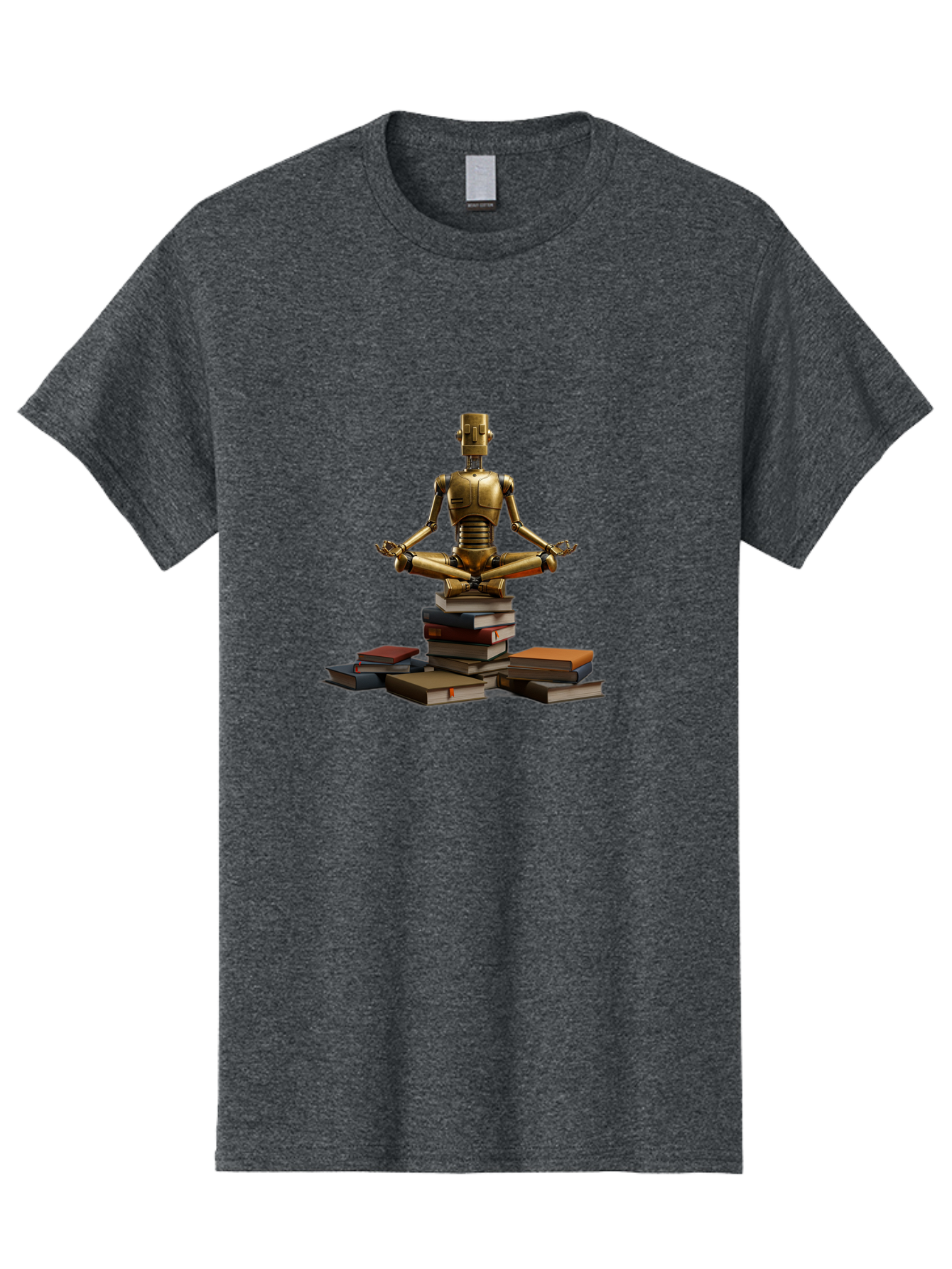 Robot-In-Meditation-Pose Men'S Graphic Tee, 100% Cotton, Comfortable Casual Summer Wear, Machine Washable, Vintage Camera, Old Camera, Antique Camera, Black Camera, Classic Photography, Photography Equipment, Nostalgic Device, Film Camera, Ban342 9