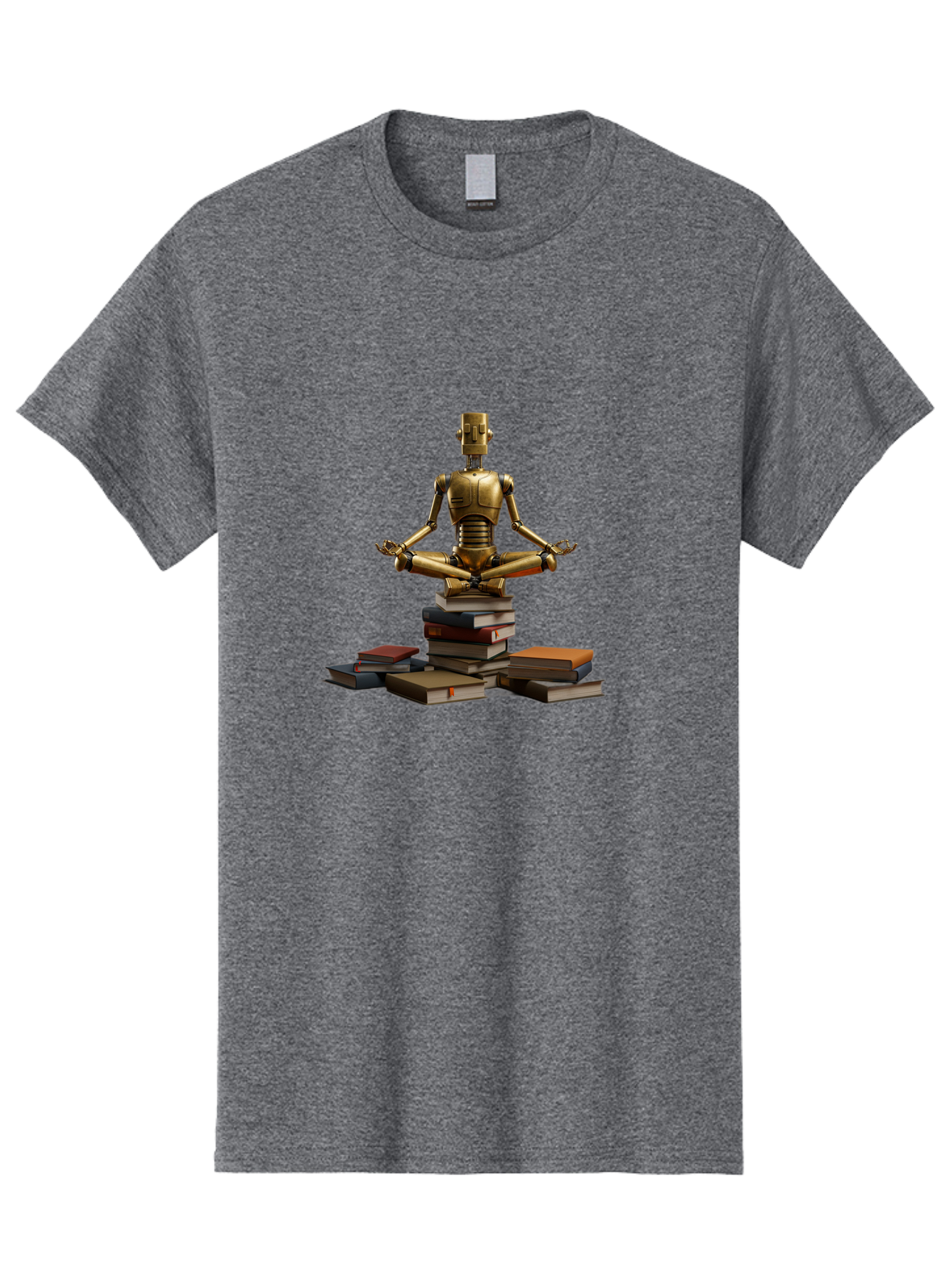 Robot-In-Meditation-Pose Men'S Graphic Tee, 100% Cotton, Comfortable Casual Summer Wear, Machine Washable, Vintage Camera, Old Camera, Antique Camera, Black Camera, Classic Photography, Photography Equipment, Nostalgic Device, Film Camera, Ban342 8