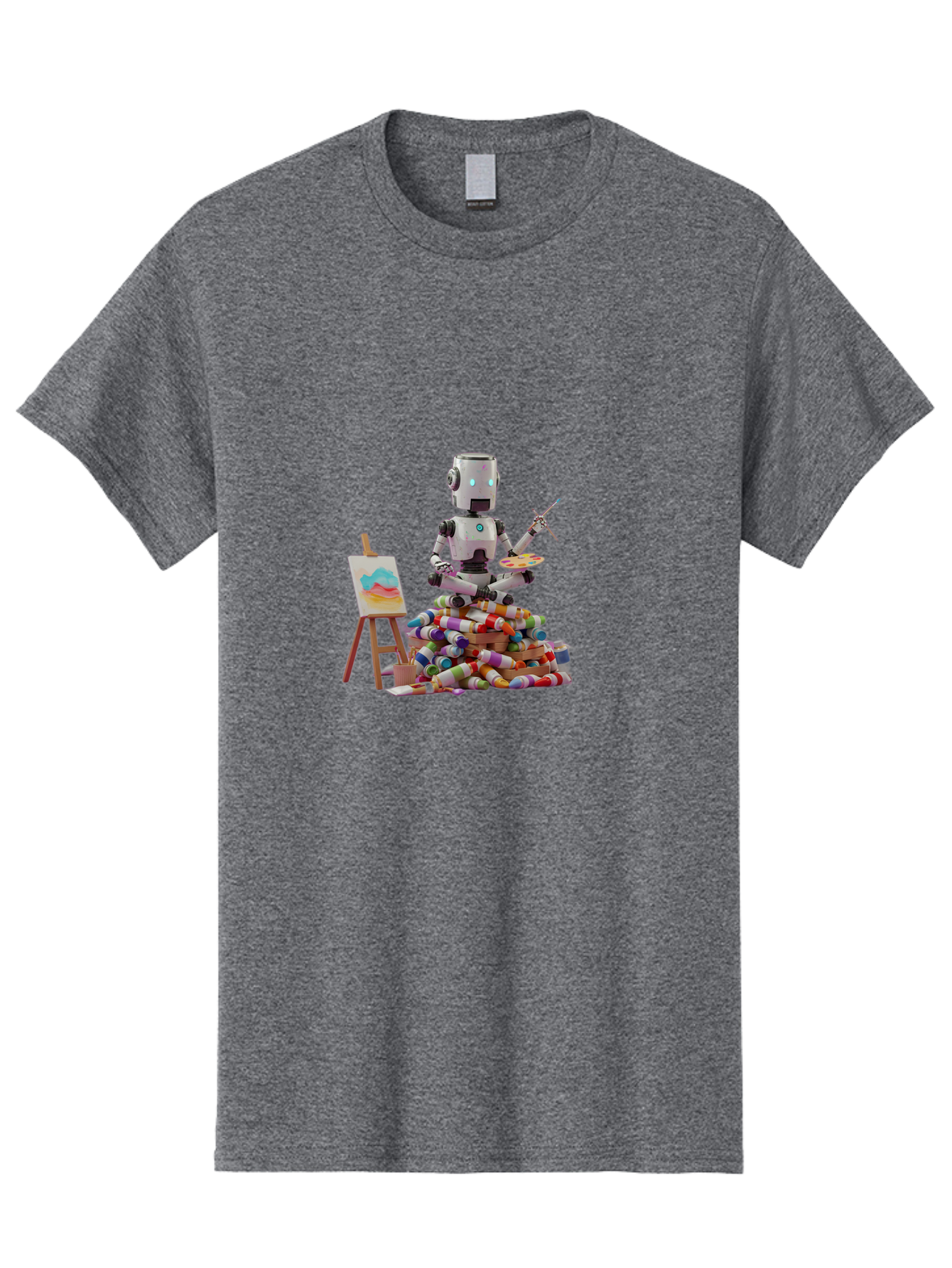 Robot-Painter Men'S Graphic Tee, 100% Cotton, Comfortable Casual Summer Wear, Machine Washable, Vintage Camera, Old Camera, Antique Camera, Black Camera, Classic Photography, Photography Equipment, Nostalgic Device, Film Camera, Camera Art Ban345 5