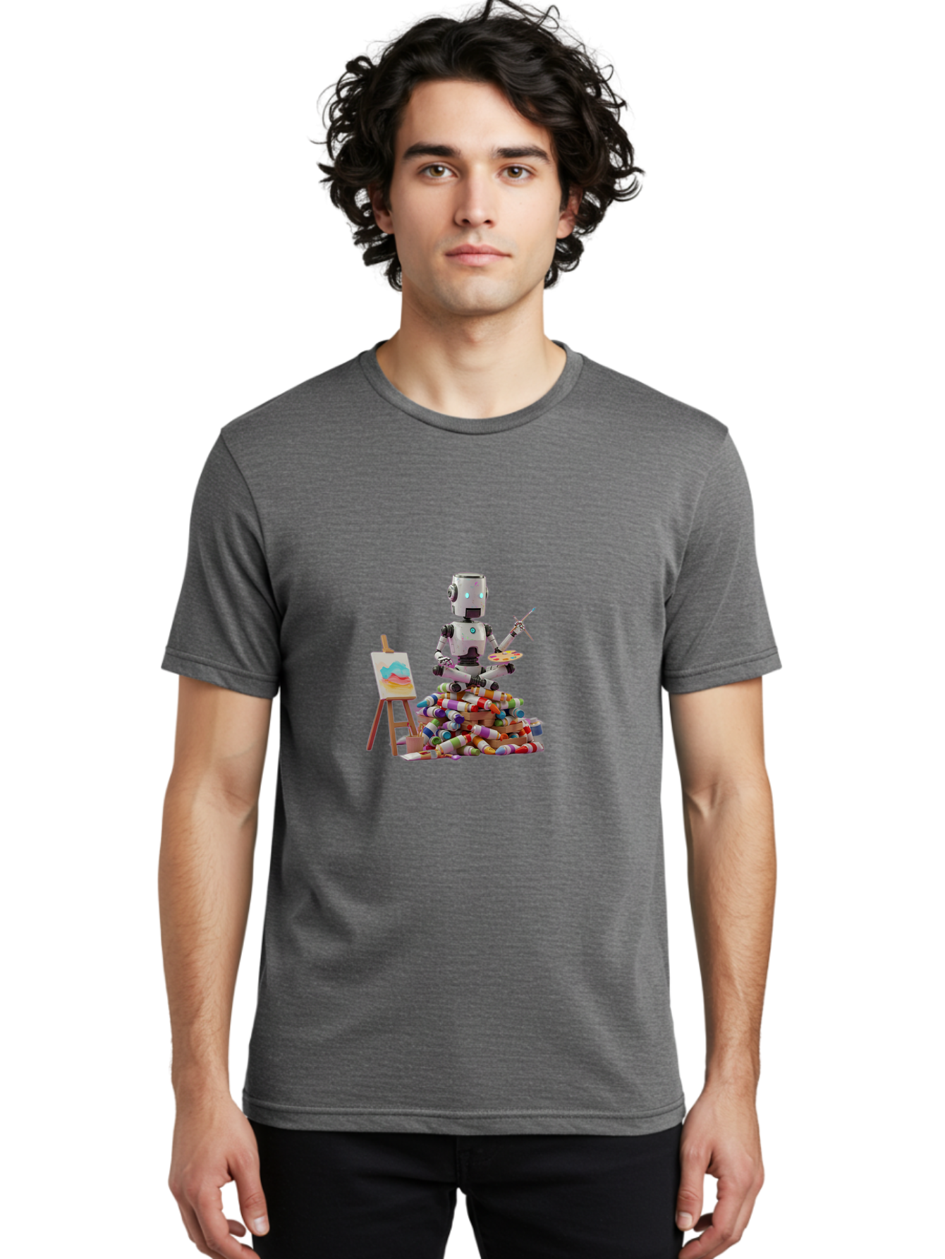 Robot-Painter Men'S Graphic Tee, 100% Cotton, Comfortable Casual Summer Wear, Machine Washable, Vintage Camera, Old Camera, Antique Camera, Black Camera, Classic Photography, Photography Equipment, Nostalgic Device, Film Camera, Camera Art Ban345 20