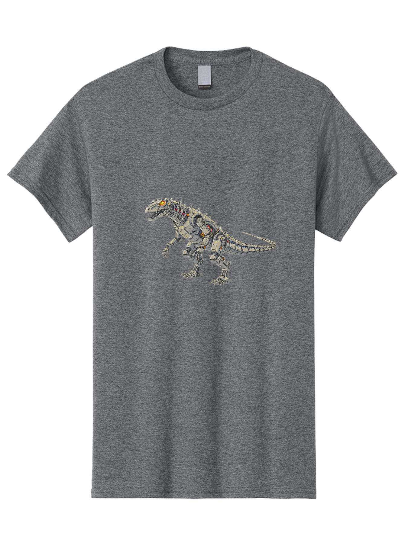 Robot-T-Rex Men'S Graphic Tee, 100% Cotton, Comfortable Casual Summer Wear, Machine Washable, Vintage Camera, Old Camera, Antique Camera, Black Camera, Classic Photography, Photography Equipment, Nostalgic Device, Film Camera, Camera Art Ban348 6