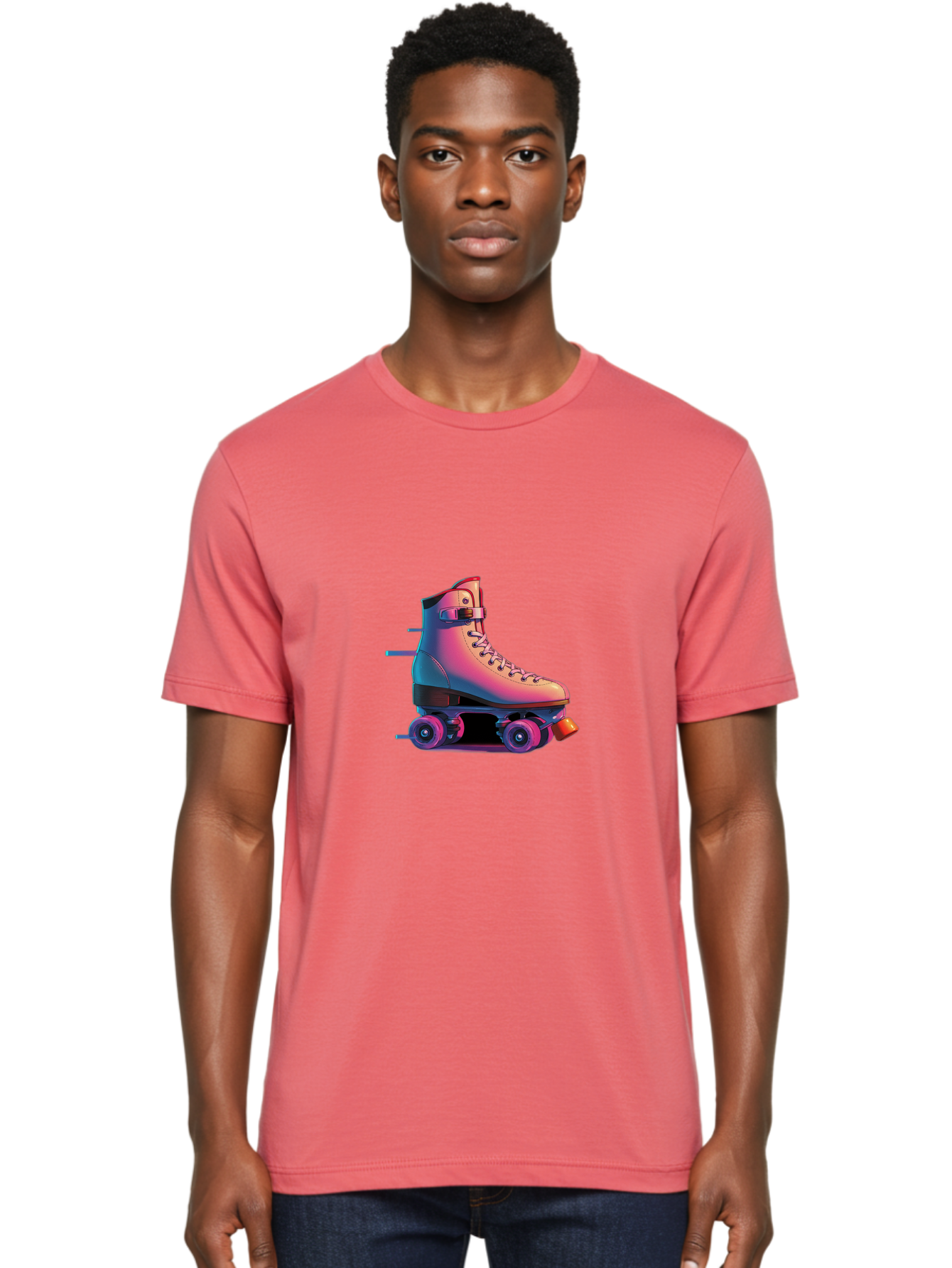Roller-Skate-1 Men'S Graphic Tee, 100% Cotton, Comfortable Casual Summer Wear, Machine Washable, Vintage Camera, Old Camera, Antique Camera, Black Camera, Classic Photography, Photography Equipment, Nostalgic Device, Film Camera, Camera Art Ban357 22