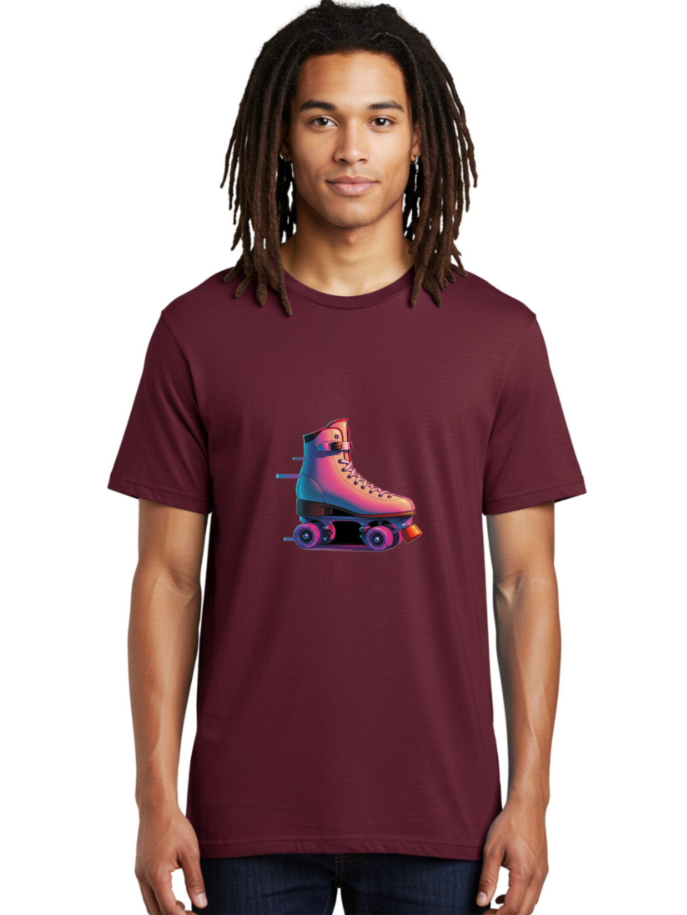 Roller-Skate-1 Men'S Graphic Tee, 100% Cotton, Comfortable Casual Summer Wear, Machine Washable, Vintage Camera, Old Camera, Antique Camera, Black Camera, Classic Photography, Photography Equipment, Nostalgic Device, Film Camera, Camera Art Ban357 28