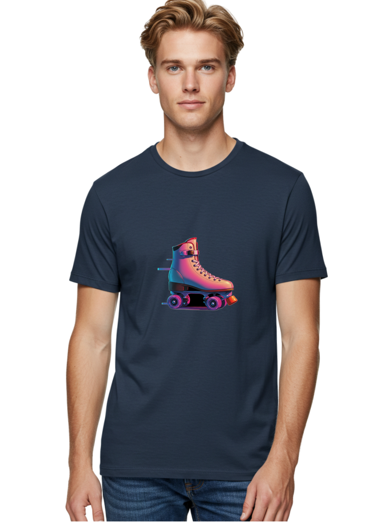 Roller-Skate-1 Men'S Graphic Tee, 100% Cotton, Comfortable Casual Summer Wear, Machine Washable, Vintage Camera, Old Camera, Antique Camera, Black Camera, Classic Photography, Photography Equipment, Nostalgic Device, Film Camera, Camera Art Ban357 29