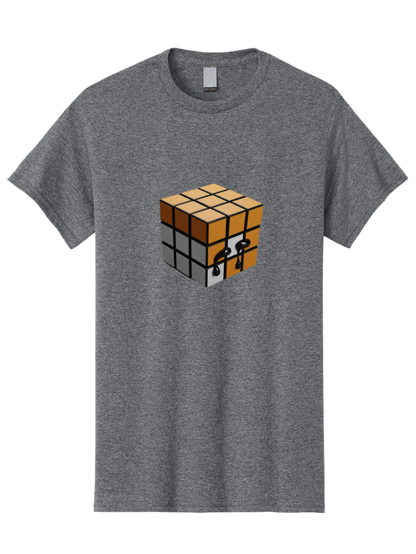 Rubik-S-Cube-9 Men'S Graphic Tee, 100% Cotton, Comfortable Casual Summer Wear, Machine Washable, Vintage Camera, Old Camera, Antique Camera, Black Camera, Classic Photography, Photography Equipment, Nostalgic Device, Film Camera, Camera Art Ban374 11
