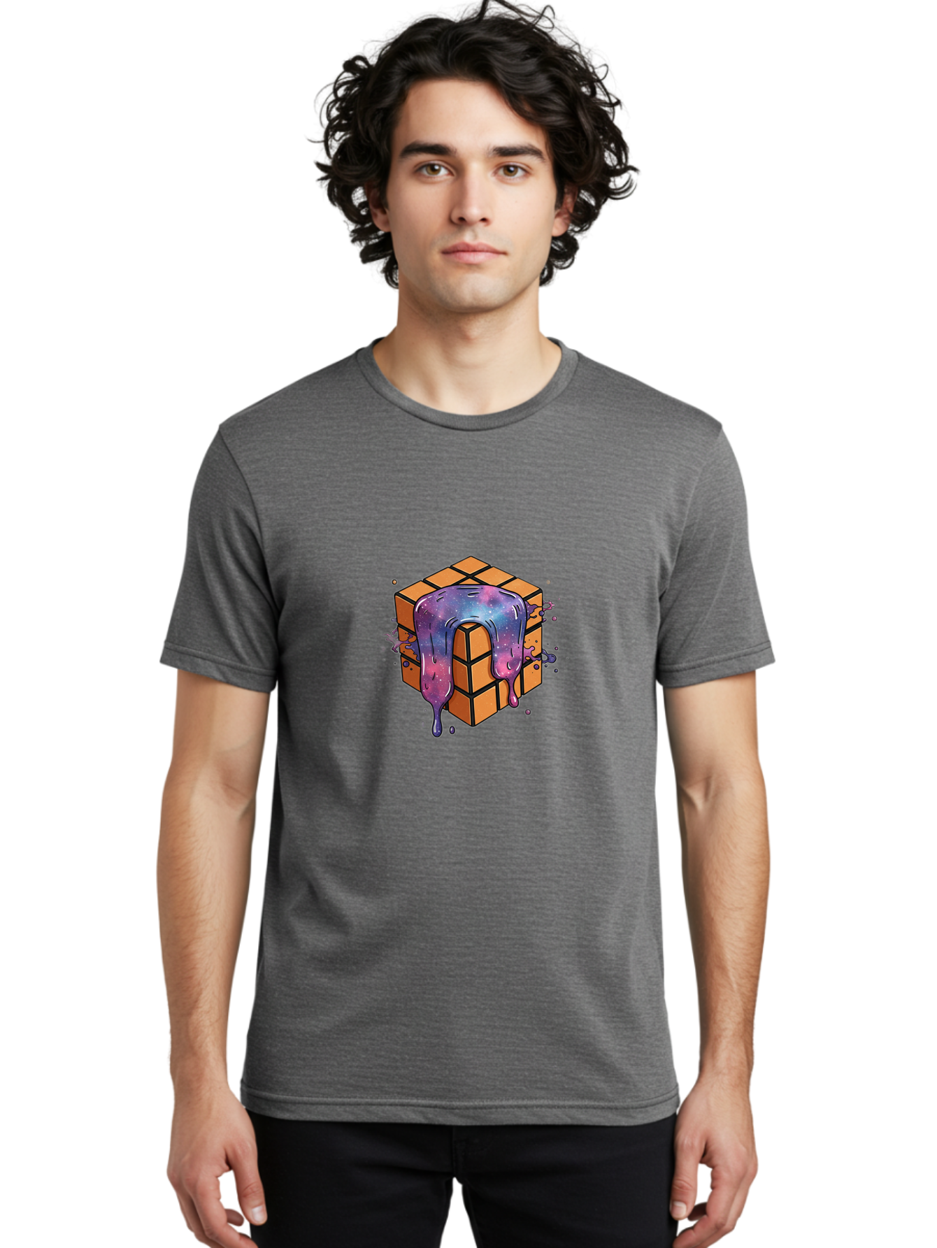Rubik-S-Cube-Galaxy-Slime Men'S Graphic Tee, 100% Cotton, Comfortable Casual Summer Wear, Machine Washable, Vintage Camera, Old Camera, Antique Camera, Black Camera, Classic Photography, Photography Equipment, Nostalgic Device, Film Camera, Ban375 20