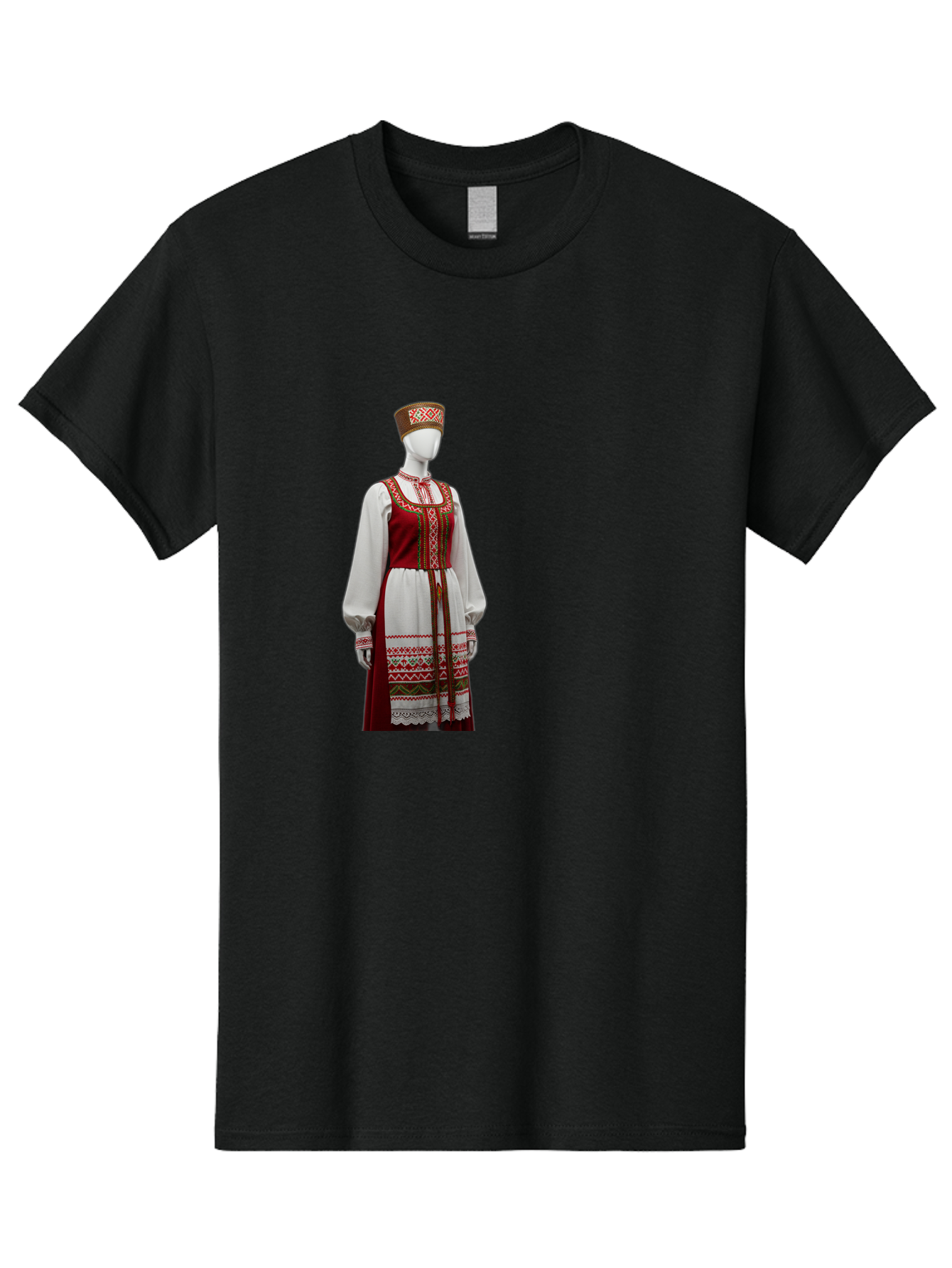 Russian-Sarafan-Dress Men'S Graphic Tee, 100% Cotton, Comfortable Casual Summer Wear, Machine Washable, Vintage Camera, Old Camera, Antique Camera, Black Camera, Classic Photography, Photography Equipment, Nostalgic Device, Film Camera, Ban383 3
