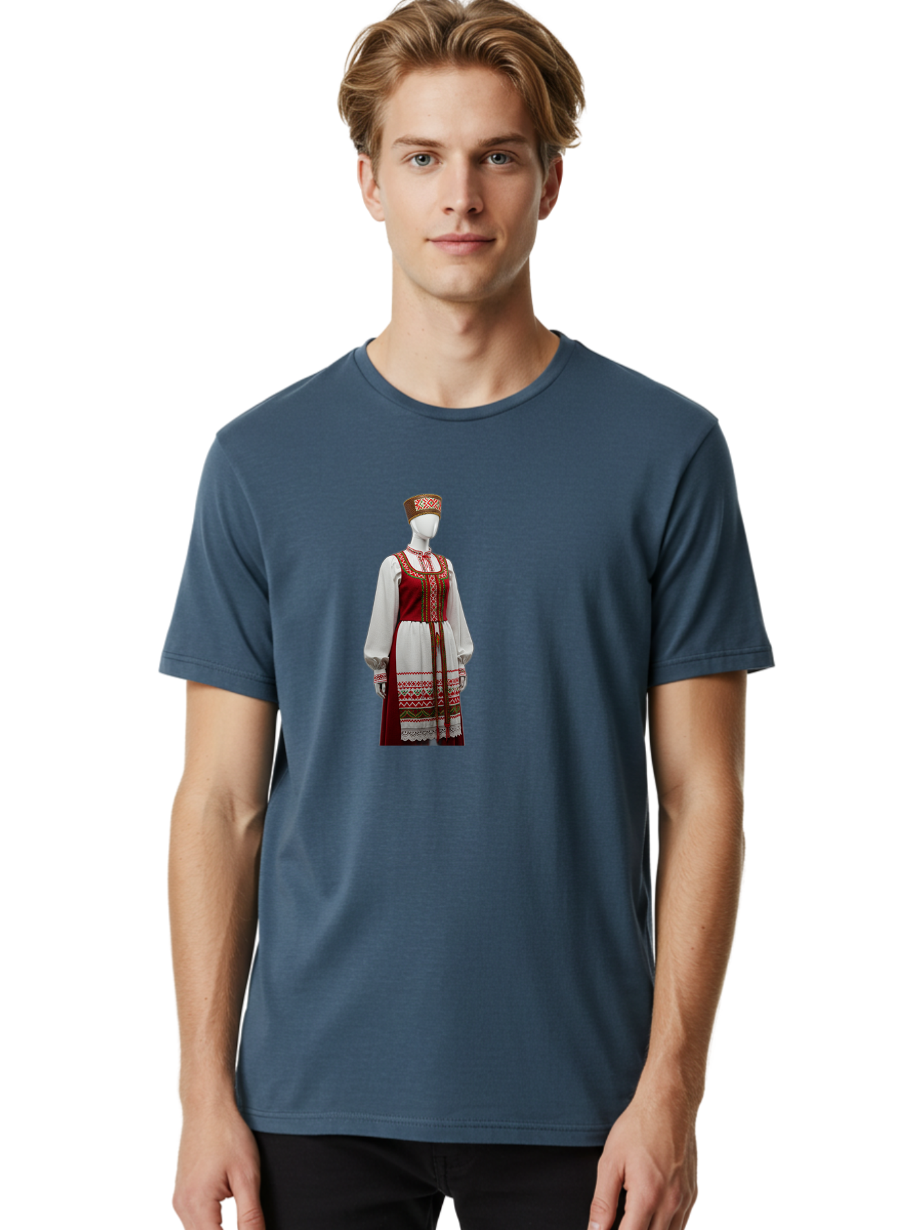Russian-Sarafan-Dress Men'S Graphic Tee, 100% Cotton, Comfortable Casual Summer Wear, Machine Washable, Vintage Camera, Old Camera, Antique Camera, Black Camera, Classic Photography, Photography Equipment, Nostalgic Device, Film Camera, Ban383 28