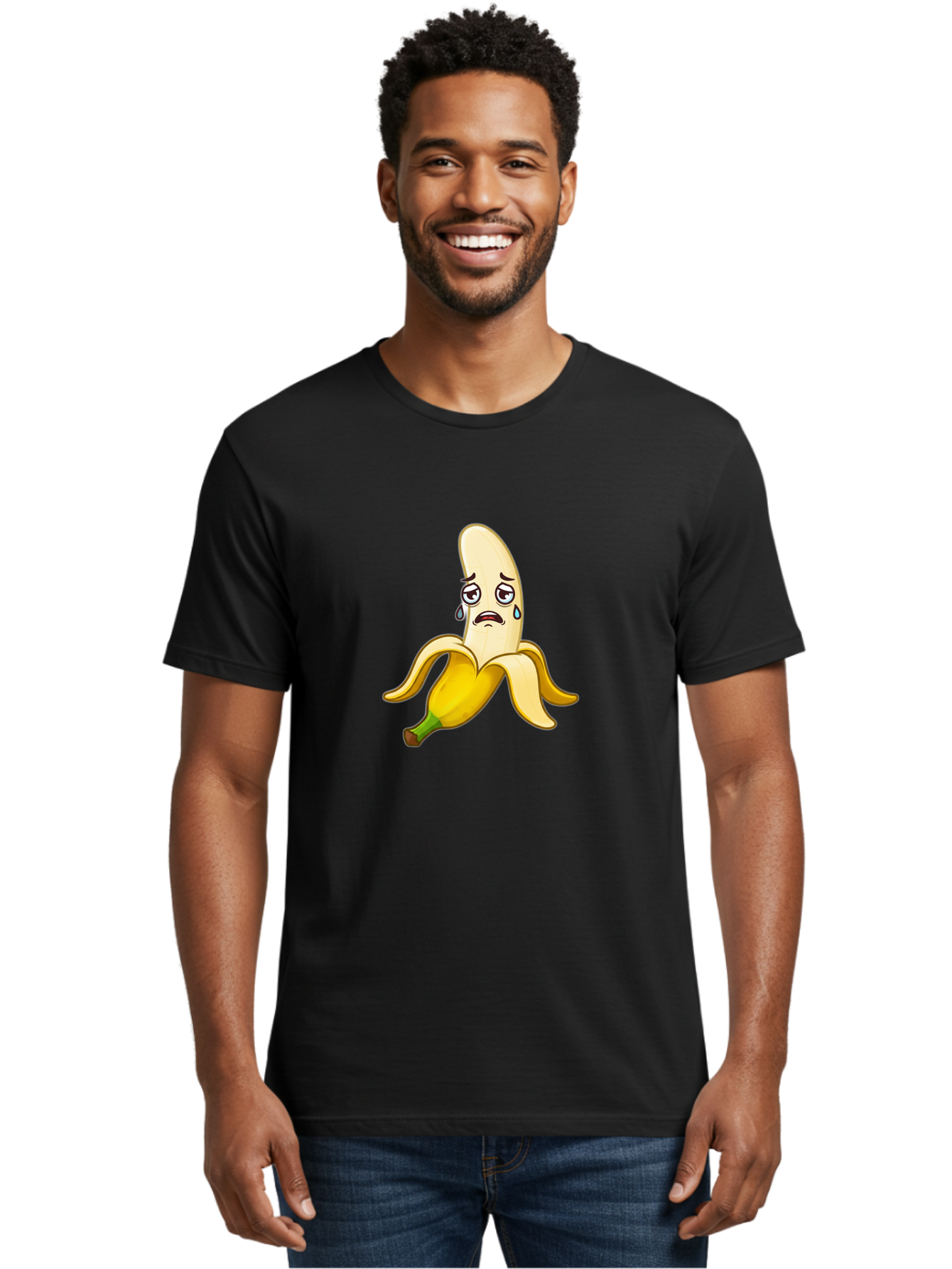 Sad-Banana-1 Men'S Graphic Tee, 100% Cotton, Comfortable Casual Summer Wear, Machine Washable, Vintage Camera, Old Camera, Antique Camera, Black Camera, Classic Photography, Photography Equipment, Nostalgic Device, Film Camera, Camera Art Ban389 17
