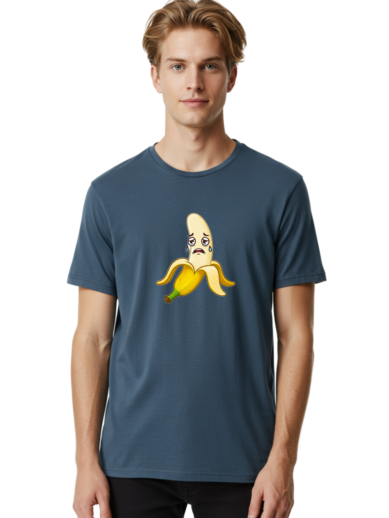 Sad-Banana-1 Men'S Graphic Tee, 100% Cotton, Comfortable Casual Summer Wear, Machine Washable, Vintage Camera, Old Camera, Antique Camera, Black Camera, Classic Photography, Photography Equipment, Nostalgic Device, Film Camera, Camera Art Ban389 22