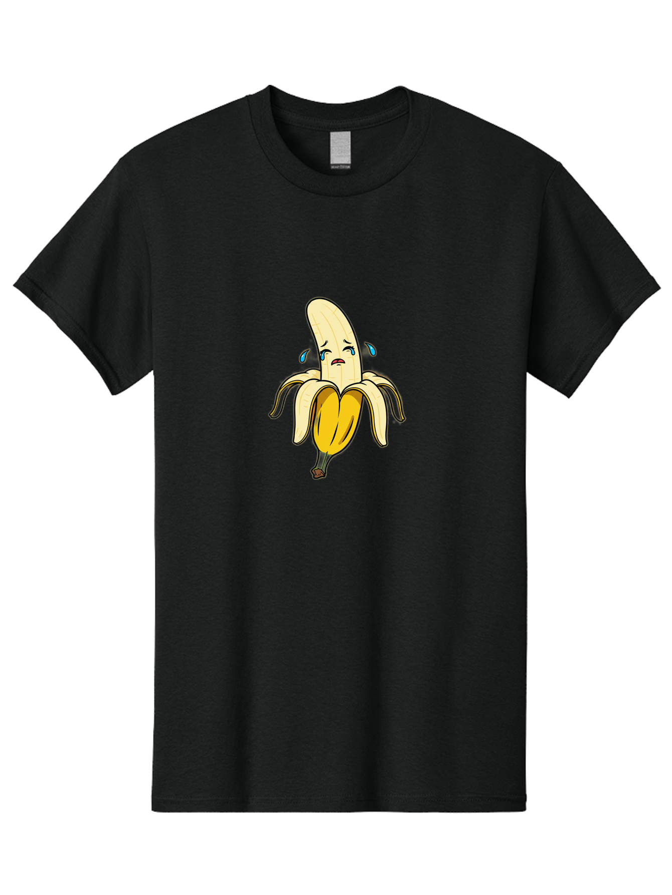 Sad-Banana-2 Men'S Graphic Tee, 100% Cotton, Comfortable Casual Summer Wear, Machine Washable, Vintage Camera, Old Camera, Antique Camera, Black Camera, Classic Photography, Photography Equipment, Nostalgic Device, Film Camera, Camera Art Ban390 15