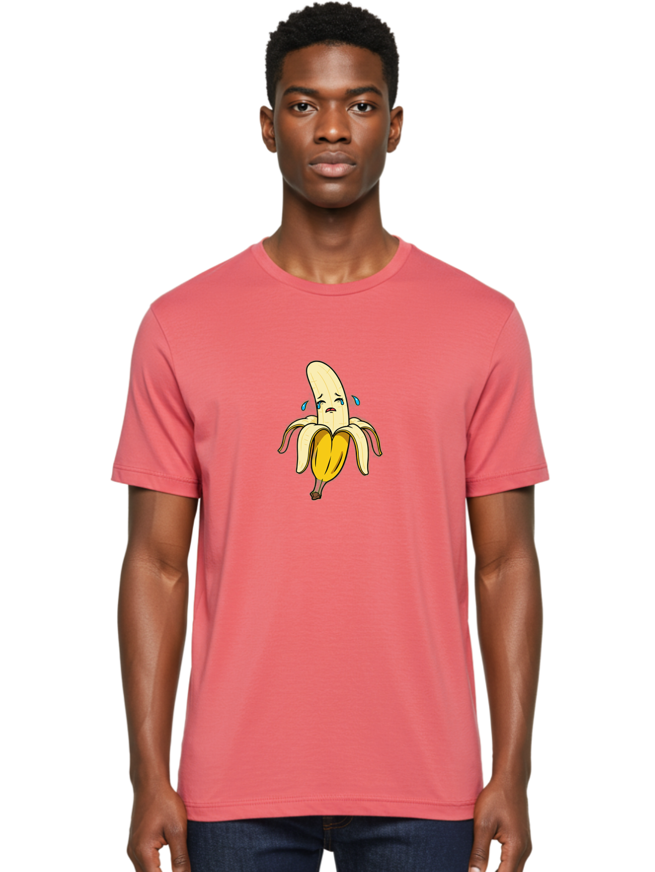 Sad-Banana-2 Men'S Graphic Tee, 100% Cotton, Comfortable Casual Summer Wear, Machine Washable, Vintage Camera, Old Camera, Antique Camera, Black Camera, Classic Photography, Photography Equipment, Nostalgic Device, Film Camera, Camera Art Ban390 21