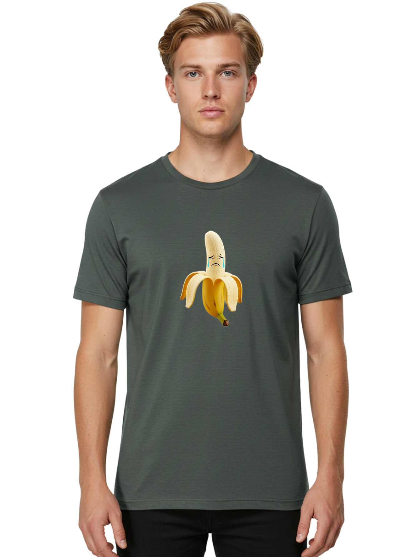 Sad-Banana-5 Men'S Graphic Tee, 100% Cotton, Comfortable Casual Summer Wear, Machine Washable, Vintage Camera, Old Camera, Antique Camera, Black Camera, Classic Photography, Photography Equipment, Nostalgic Device, Film Camera, Camera Art Ban393 19