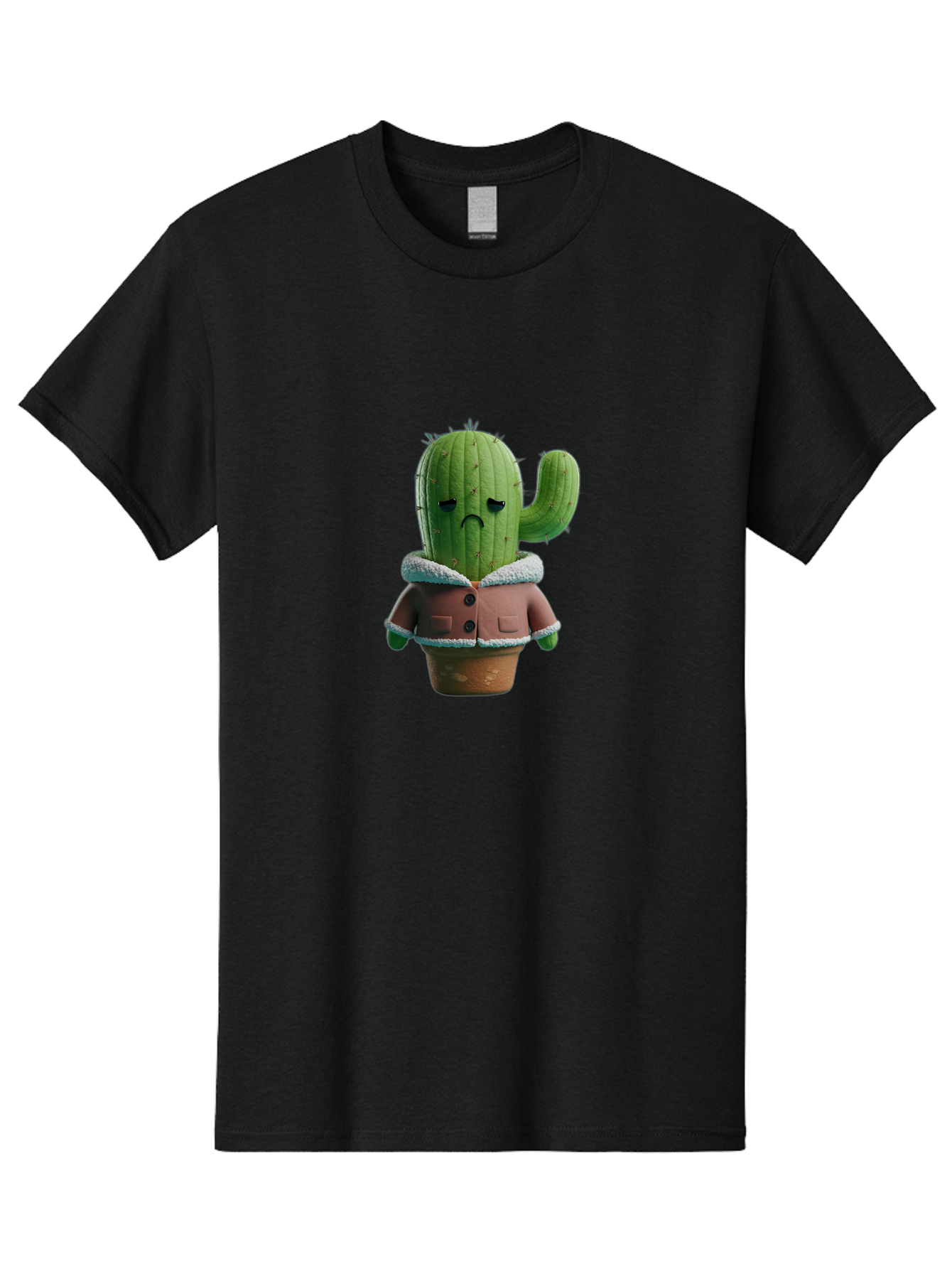 Sad-Cactus-1 Men'S Graphic Tee, 100% Cotton, Comfortable Casual Summer Wear, Machine Washable, Vintage Camera, Old Camera, Antique Camera, Black Camera, Classic Photography, Photography Equipment, Nostalgic Device, Film Camera, Camera Art Ban396 7