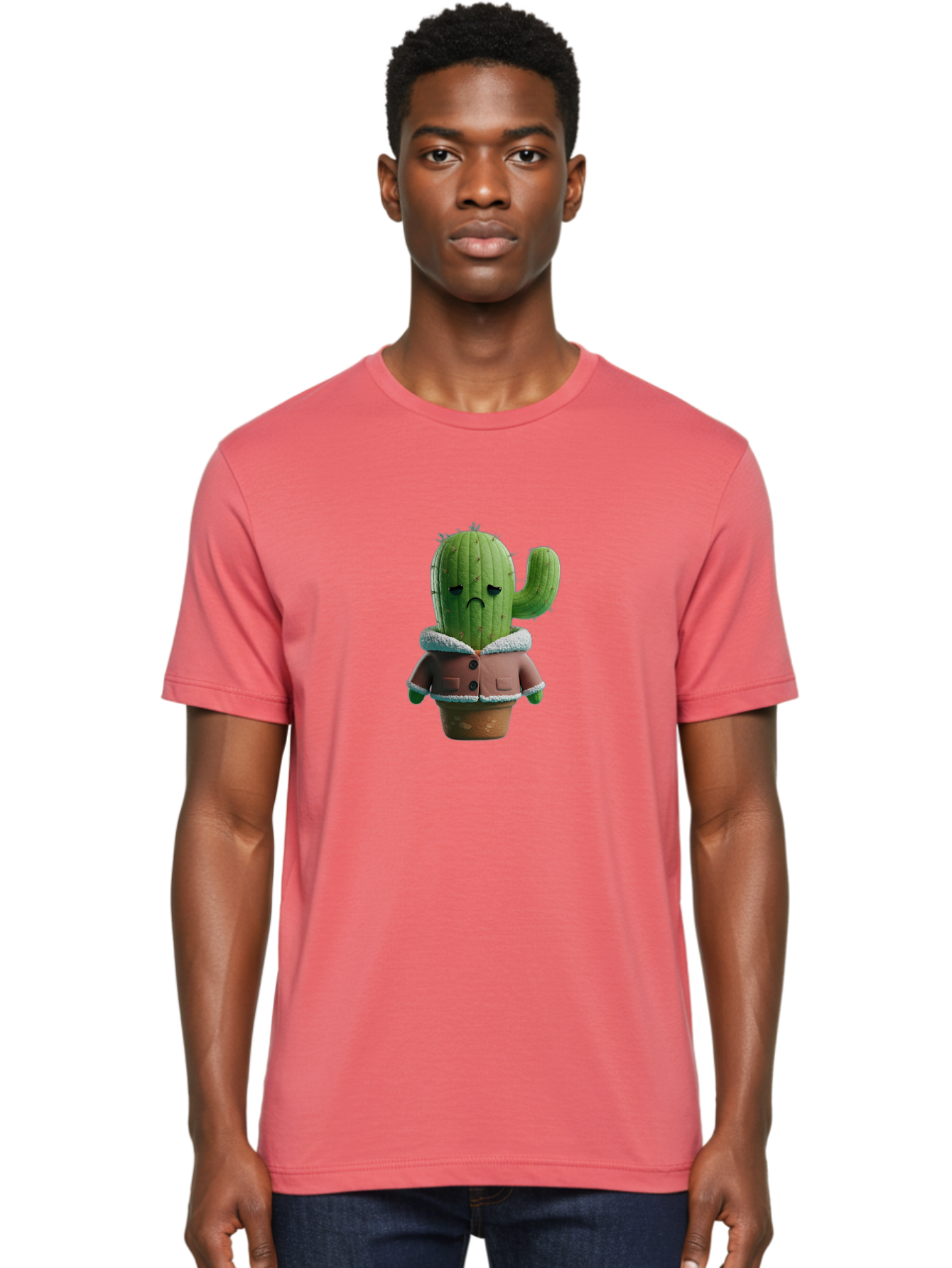 Sad-Cactus-1 Men'S Graphic Tee, 100% Cotton, Comfortable Casual Summer Wear, Machine Washable, Vintage Camera, Old Camera, Antique Camera, Black Camera, Classic Photography, Photography Equipment, Nostalgic Device, Film Camera, Camera Art Ban396 20