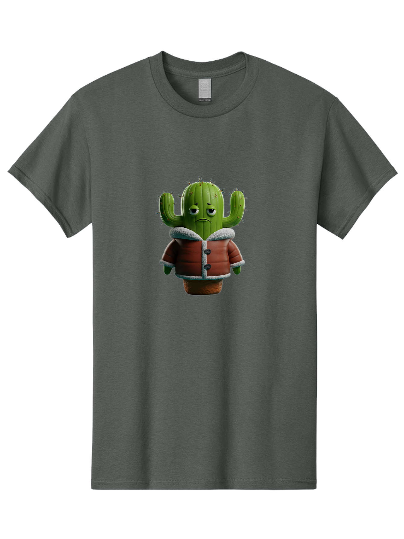 Sad-Cactus-2 Men'S Graphic Tee, 100% Cotton, Comfortable Casual Summer Wear, Machine Washable, Vintage Camera, Old Camera, Antique Camera, Black Camera, Classic Photography, Photography Equipment, Nostalgic Device, Film Camera, Camera Art Ban397 4