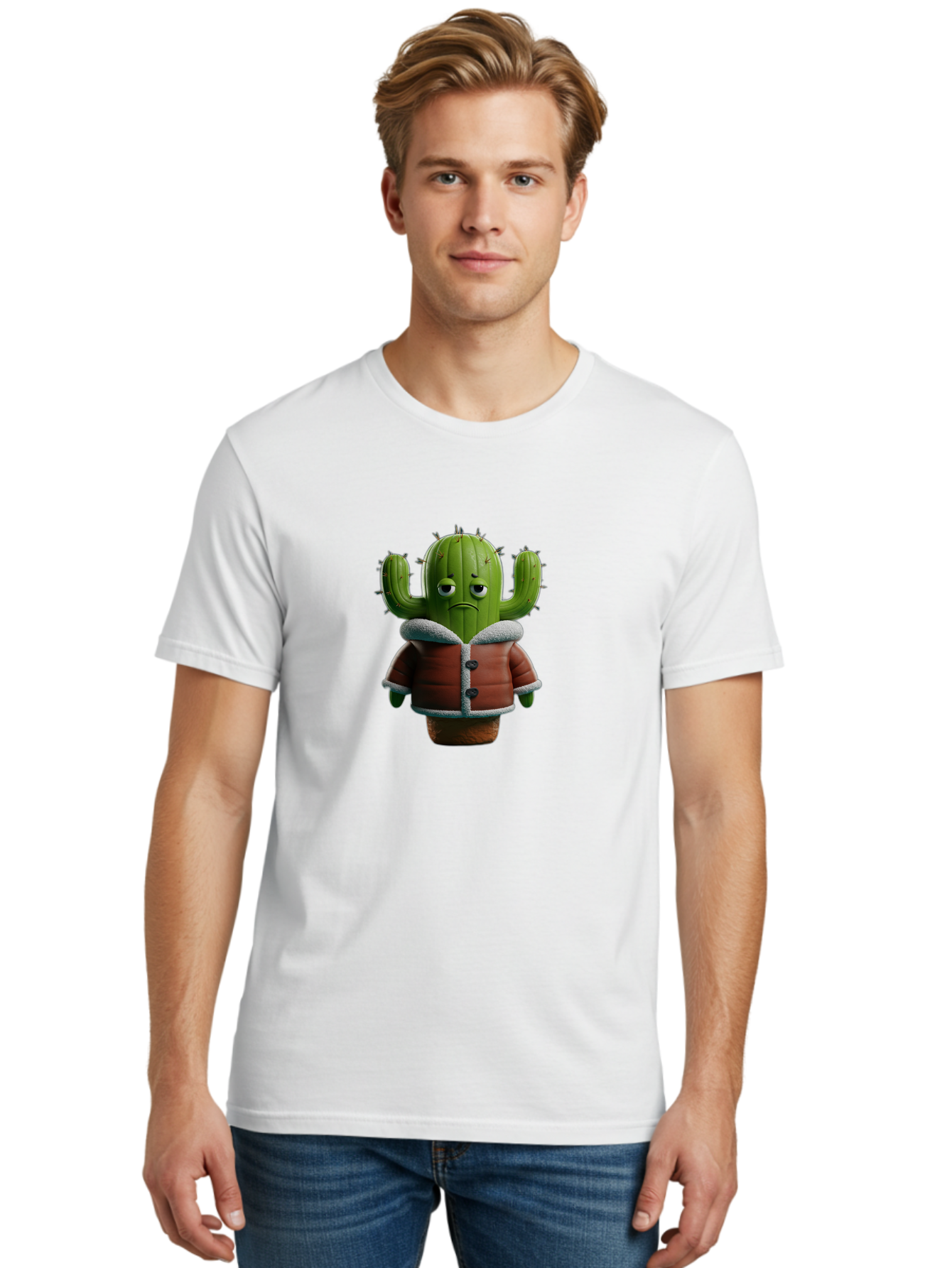 Sad-Cactus-2 Men'S Graphic Tee, 100% Cotton, Comfortable Casual Summer Wear, Machine Washable, Vintage Camera, Old Camera, Antique Camera, Black Camera, Classic Photography, Photography Equipment, Nostalgic Device, Film Camera, Camera Art Ban397 20