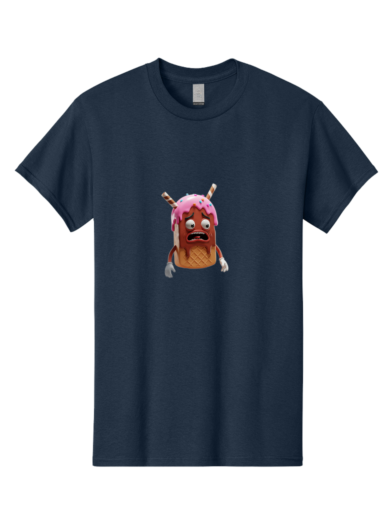 Sad-Ice-Cream-Cone Men'S Graphic Tee, 100% Cotton, Comfortable Casual Summer Wear, Machine Washable, Vintage Camera, Old Camera, Antique Camera, Black Camera, Classic Photography, Photography Equipment, Nostalgic Device, Film Camera, Ban400 1