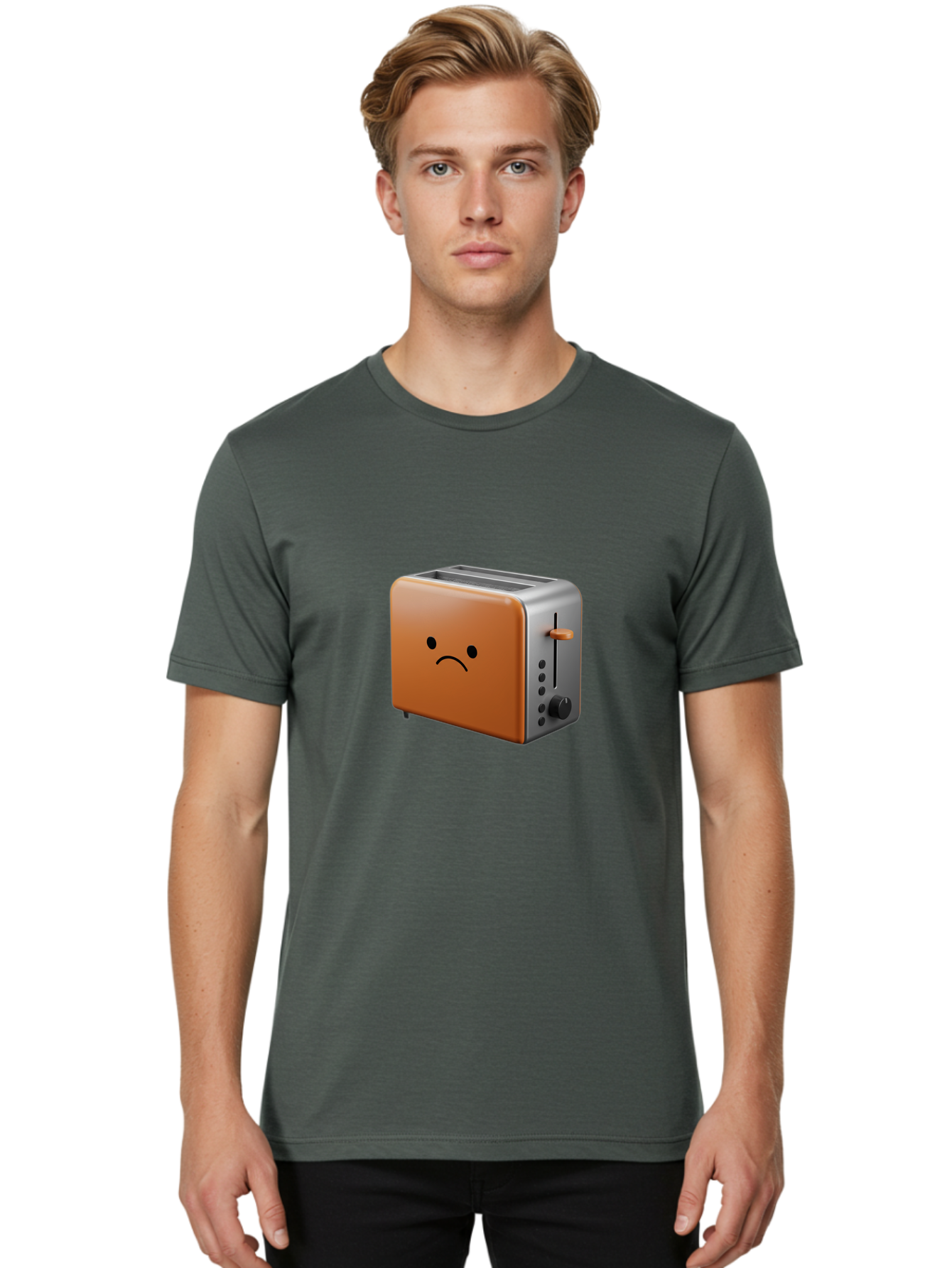 Sad-Toaster-1 Men'S Graphic Tee, 100% Cotton, Comfortable Casual Summer Wear, Machine Washable, Vintage Camera, Old Camera, Antique Camera, Black Camera, Classic Photography, Photography Equipment, Nostalgic Device, Film Camera, Camera Art Ban407 16