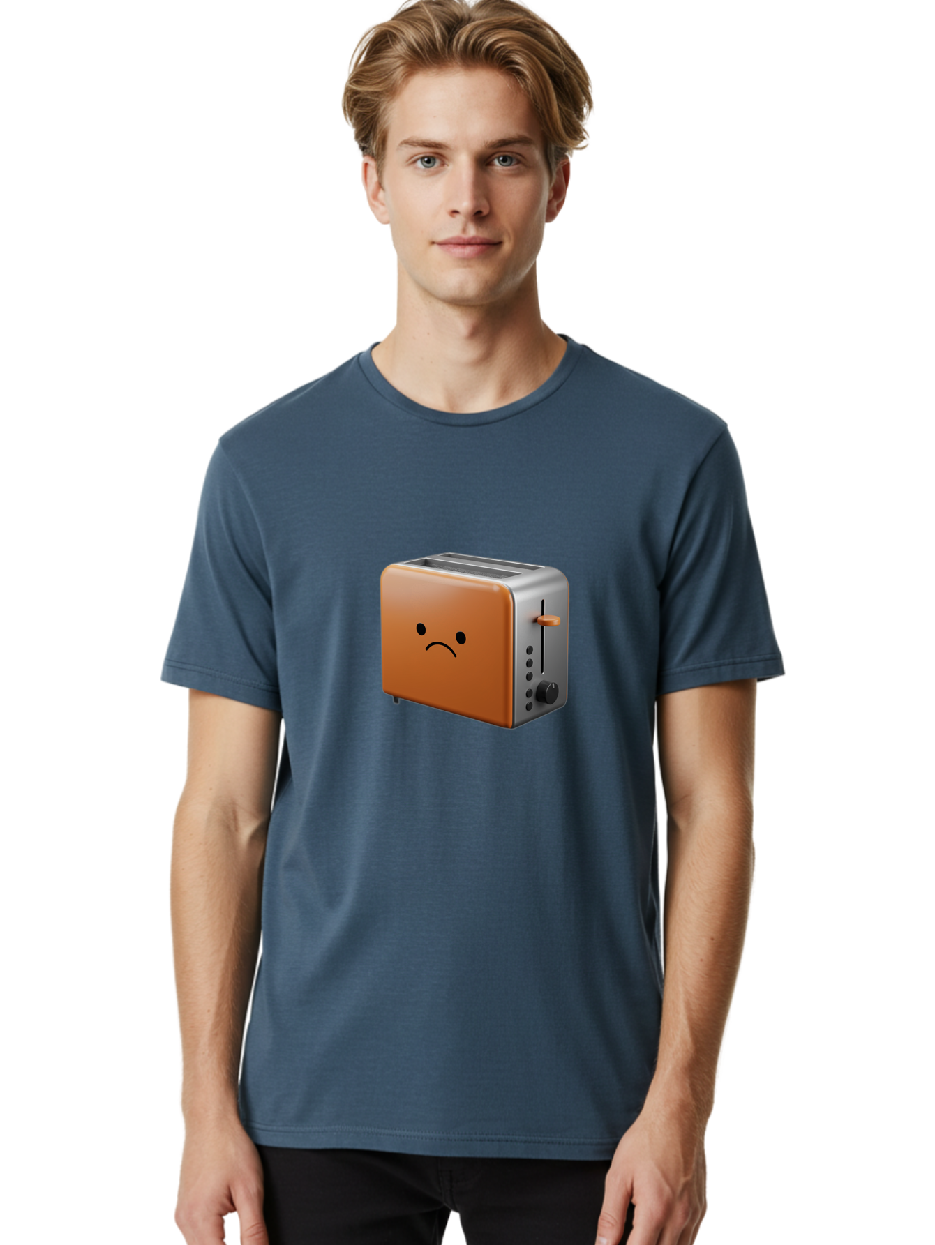 Sad-Toaster-1 Men'S Graphic Tee, 100% Cotton, Comfortable Casual Summer Wear, Machine Washable, Vintage Camera, Old Camera, Antique Camera, Black Camera, Classic Photography, Photography Equipment, Nostalgic Device, Film Camera, Camera Art Ban407 29