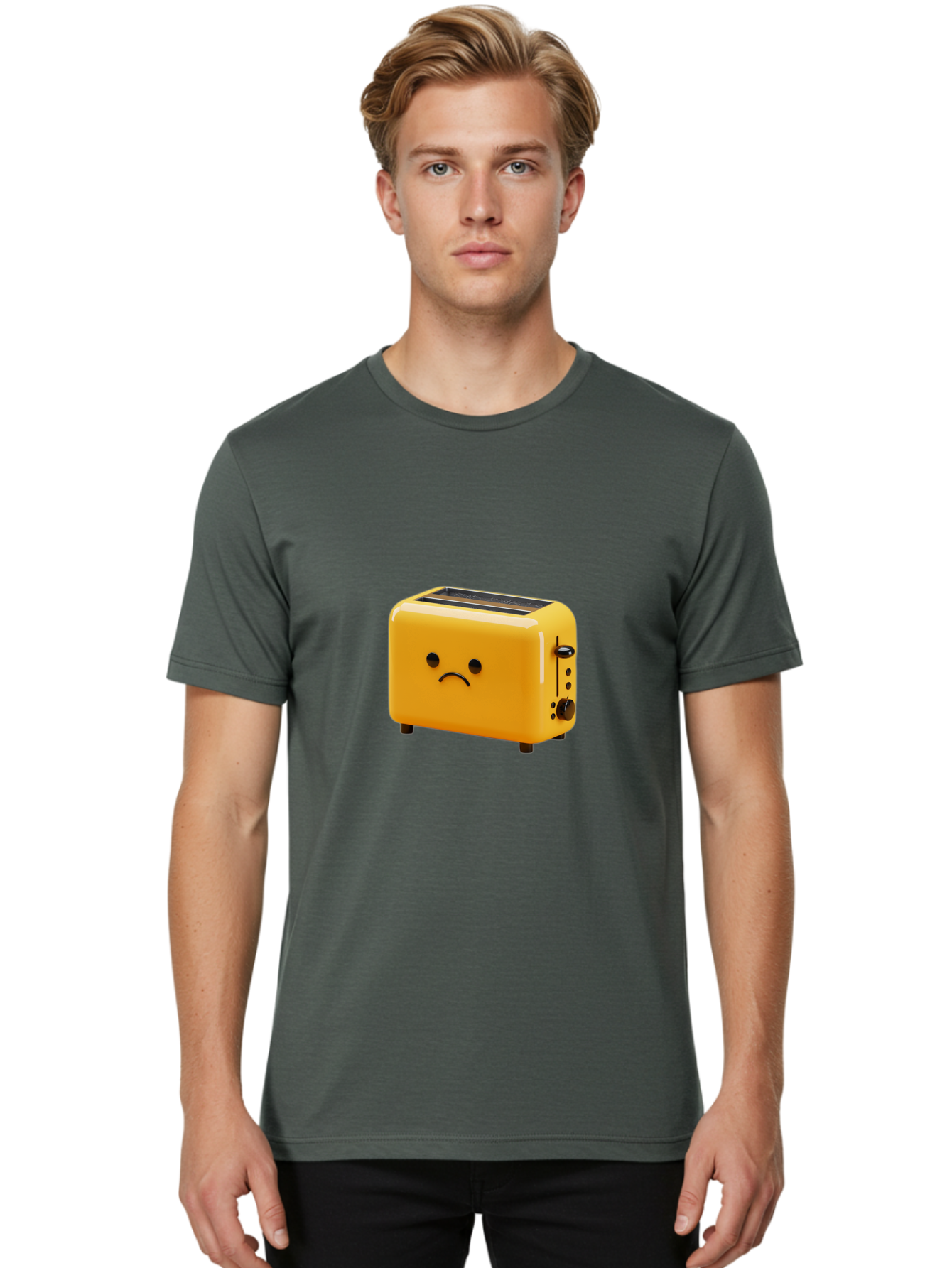 Sad-Toaster-2 Men'S Graphic Tee, 100% Cotton, Comfortable Casual Summer Wear, Machine Washable, Vintage Camera, Old Camera, Antique Camera, Black Camera, Classic Photography, Photography Equipment, Nostalgic Device, Film Camera, Camera Art Ban408 27