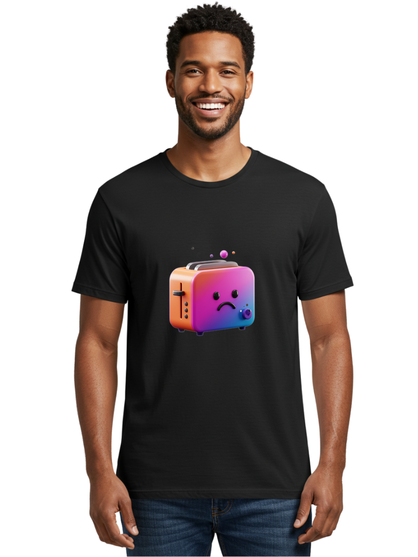 Sad-Toaster-3 Men'S Graphic Tee, 100% Cotton, Comfortable Casual Summer Wear, Machine Washable, Vintage Camera, Old Camera, Antique Camera, Black Camera, Classic Photography, Photography Equipment, Nostalgic Device, Film Camera, Camera Art Ban409 23