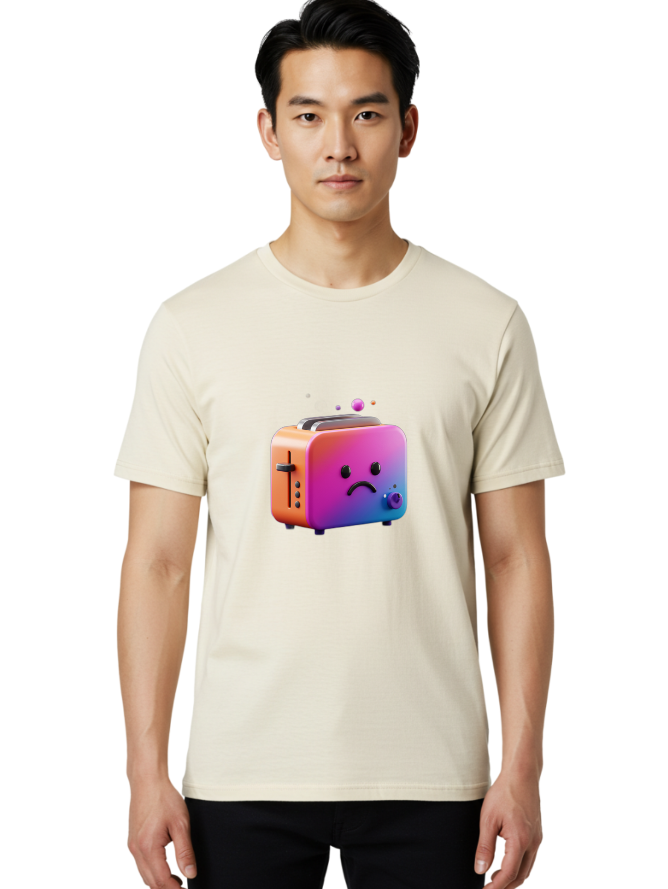 Sad-Toaster-3 Men'S Graphic Tee, 100% Cotton, Comfortable Casual Summer Wear, Machine Washable, Vintage Camera, Old Camera, Antique Camera, Black Camera, Classic Photography, Photography Equipment, Nostalgic Device, Film Camera, Camera Art Ban409 30