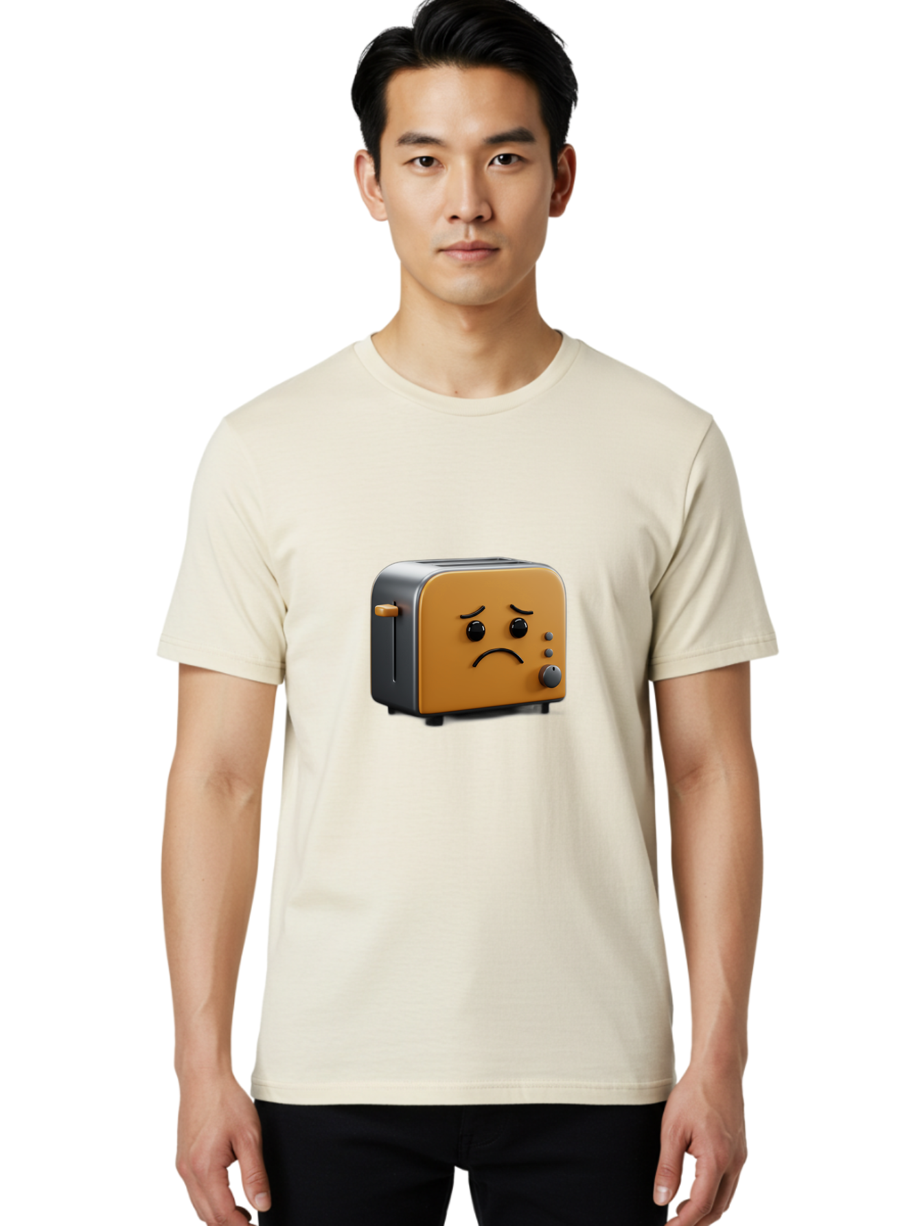 Sad-Toaster-6 Men'S Graphic Tee, 100% Cotton, Comfortable Casual Summer Wear, Machine Washable, Vintage Camera, Old Camera, Antique Camera, Black Camera, Classic Photography, Photography Equipment, Nostalgic Device, Film Camera, Camera Art Ban412 17