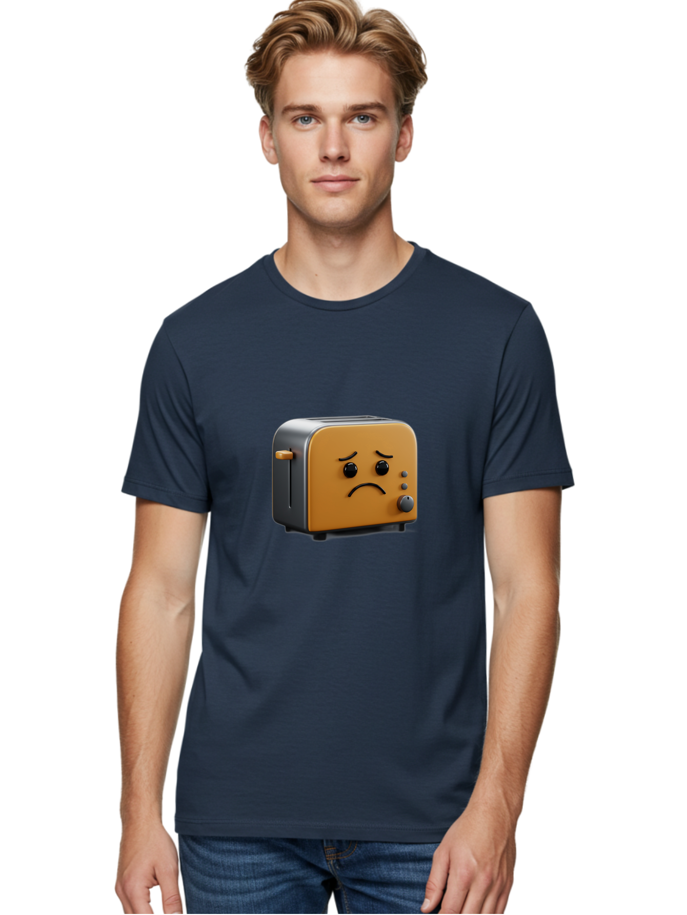 Sad-Toaster-6 Men'S Graphic Tee, 100% Cotton, Comfortable Casual Summer Wear, Machine Washable, Vintage Camera, Old Camera, Antique Camera, Black Camera, Classic Photography, Photography Equipment, Nostalgic Device, Film Camera, Camera Art Ban412 27