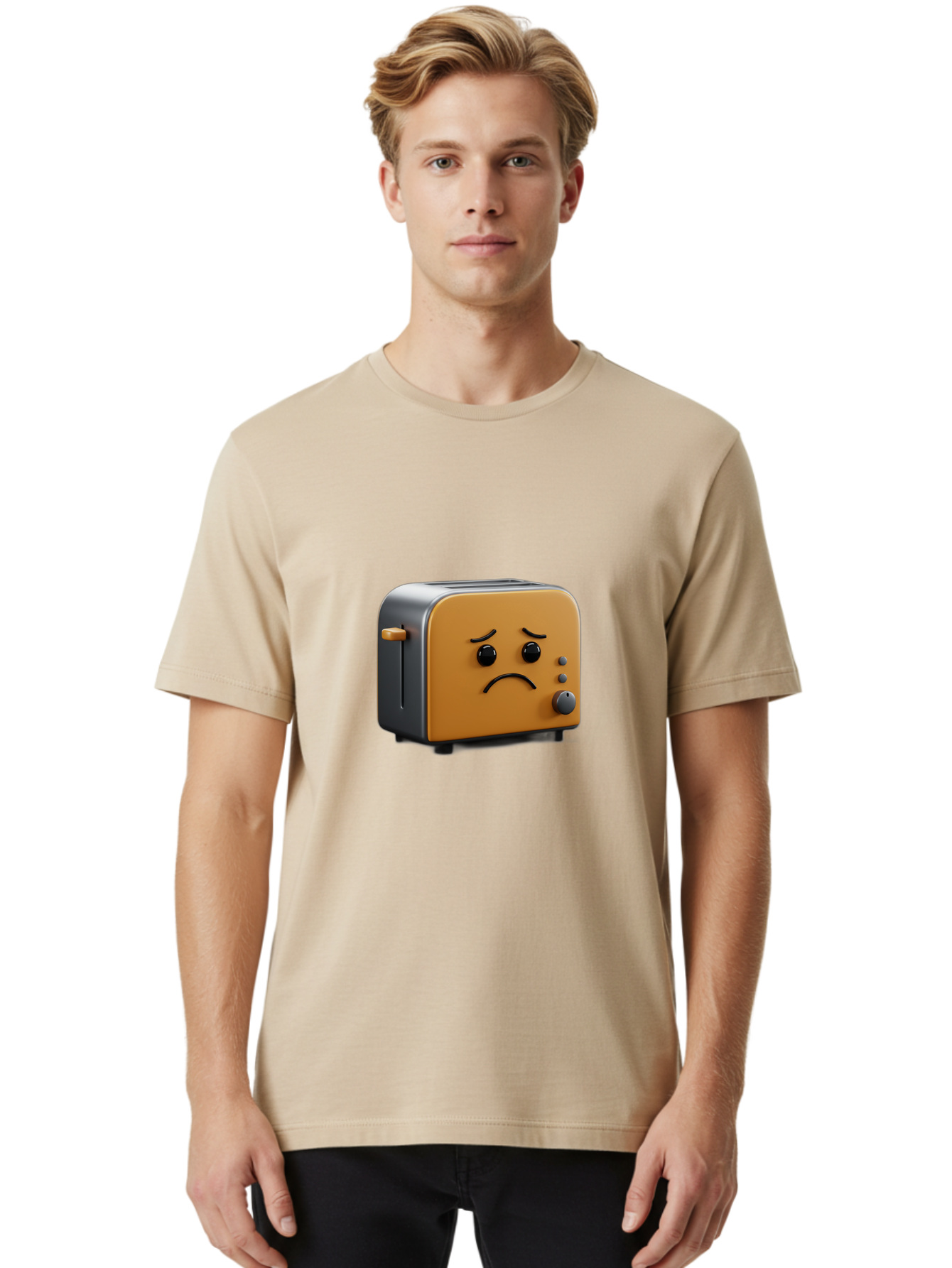 Sad-Toaster-6 Men'S Graphic Tee, 100% Cotton, Comfortable Casual Summer Wear, Machine Washable, Vintage Camera, Old Camera, Antique Camera, Black Camera, Classic Photography, Photography Equipment, Nostalgic Device, Film Camera, Camera Art Ban412 29