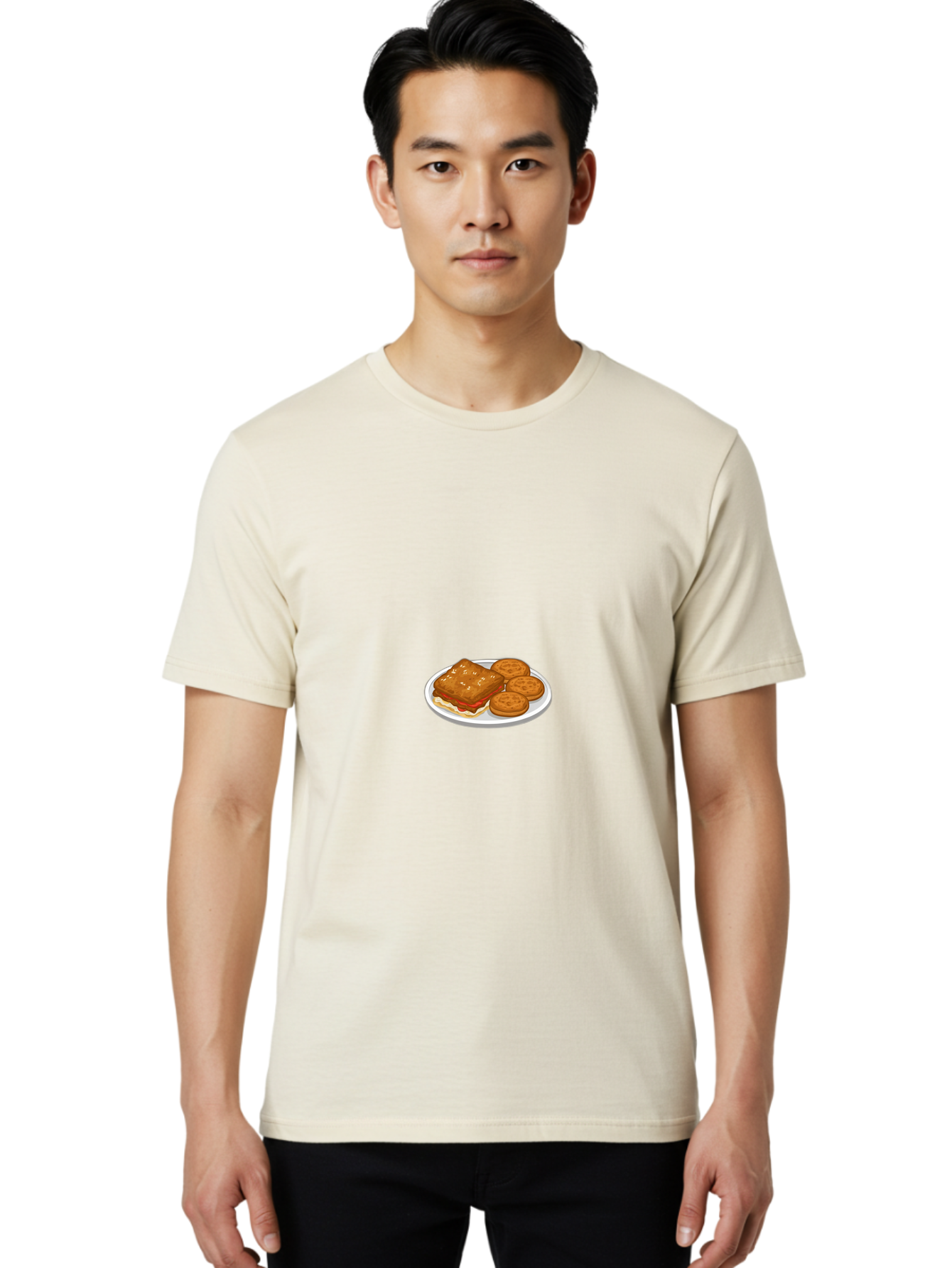 Sandwich-And-Cookies Men'S Graphic Tee, 100% Cotton, Comfortable Casual Summer Wear, Machine Washable, Vintage Camera, Old Camera, Antique Camera, Black Camera, Classic Photography, Photography Equipment, Nostalgic Device, Film Camera, Ban425 18