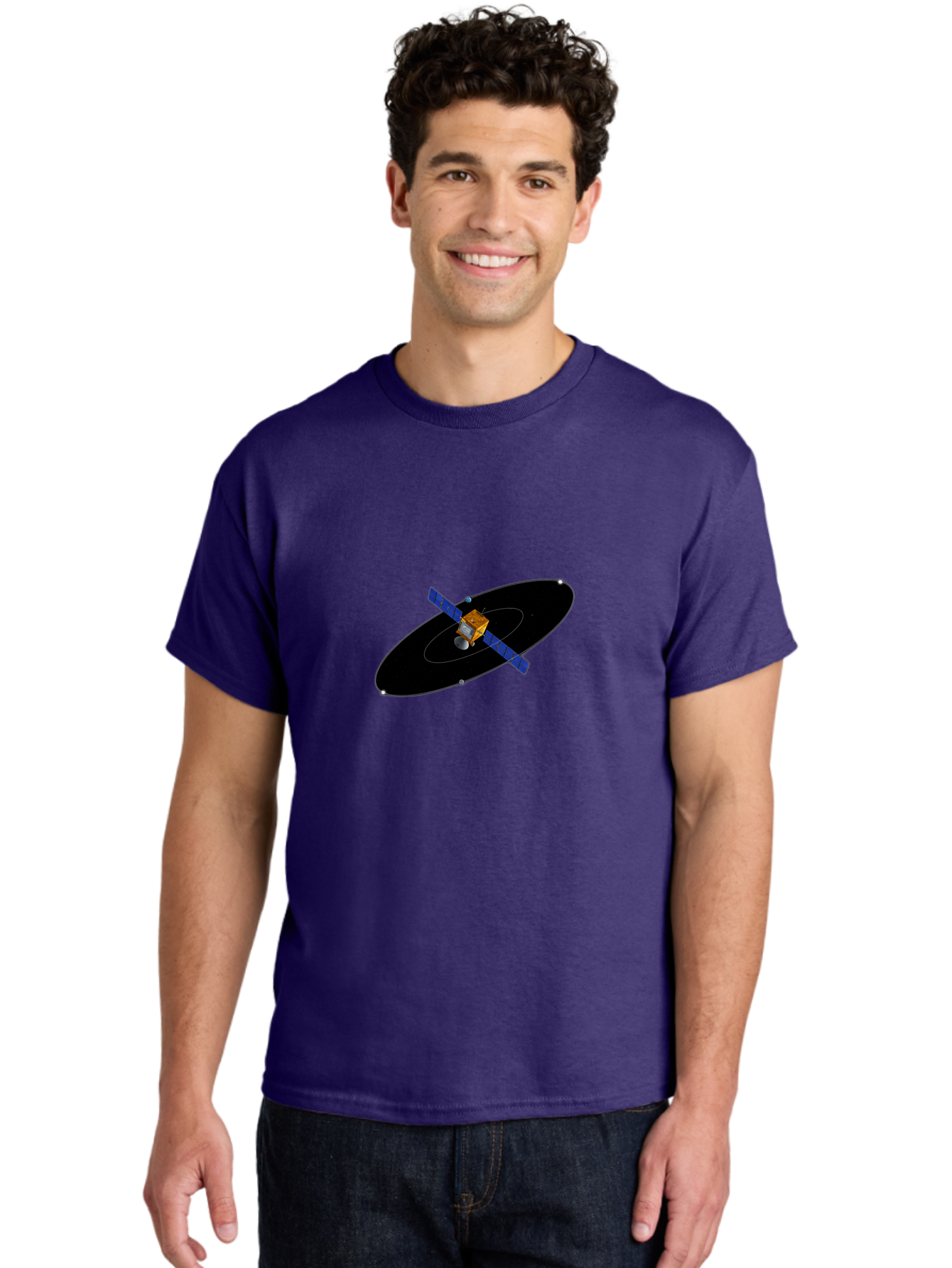 Satellite Men'S Graphic Tee, 100% Cotton, Comfortable Casual Summer Wear, Machine Washable, Vintage Camera, Old Camera, Antique Camera, Black Camera, Classic Photography, Photography Equipment, Nostalgic Device, Film Camera, Camera Art Ban426 24