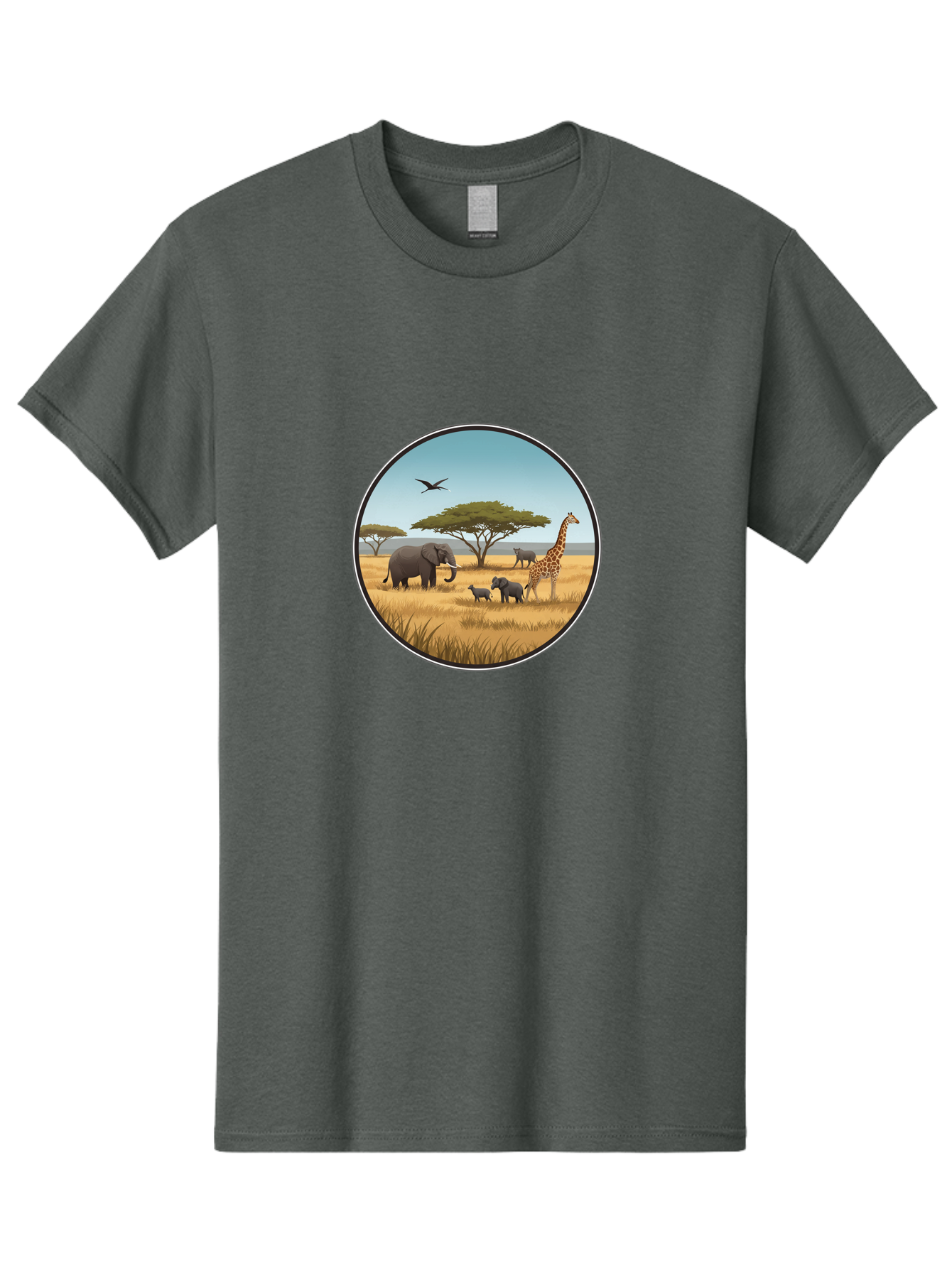 Savannah-Animals Men'S Graphic Tee, 100% Cotton, Comfortable Casual Summer Wear, Machine Washable, Vintage Camera, Old Camera, Antique Camera, Black Camera, Classic Photography, Photography Equipment, Nostalgic Device, Film Camera, Camera Art Ban429 4
