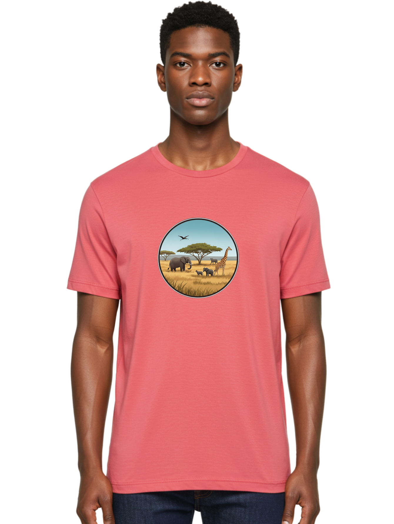 Savannah-Animals Men'S Graphic Tee, 100% Cotton, Comfortable Casual Summer Wear, Machine Washable, Vintage Camera, Old Camera, Antique Camera, Black Camera, Classic Photography, Photography Equipment, Nostalgic Device, Film Camera, Camera Art Ban429 26