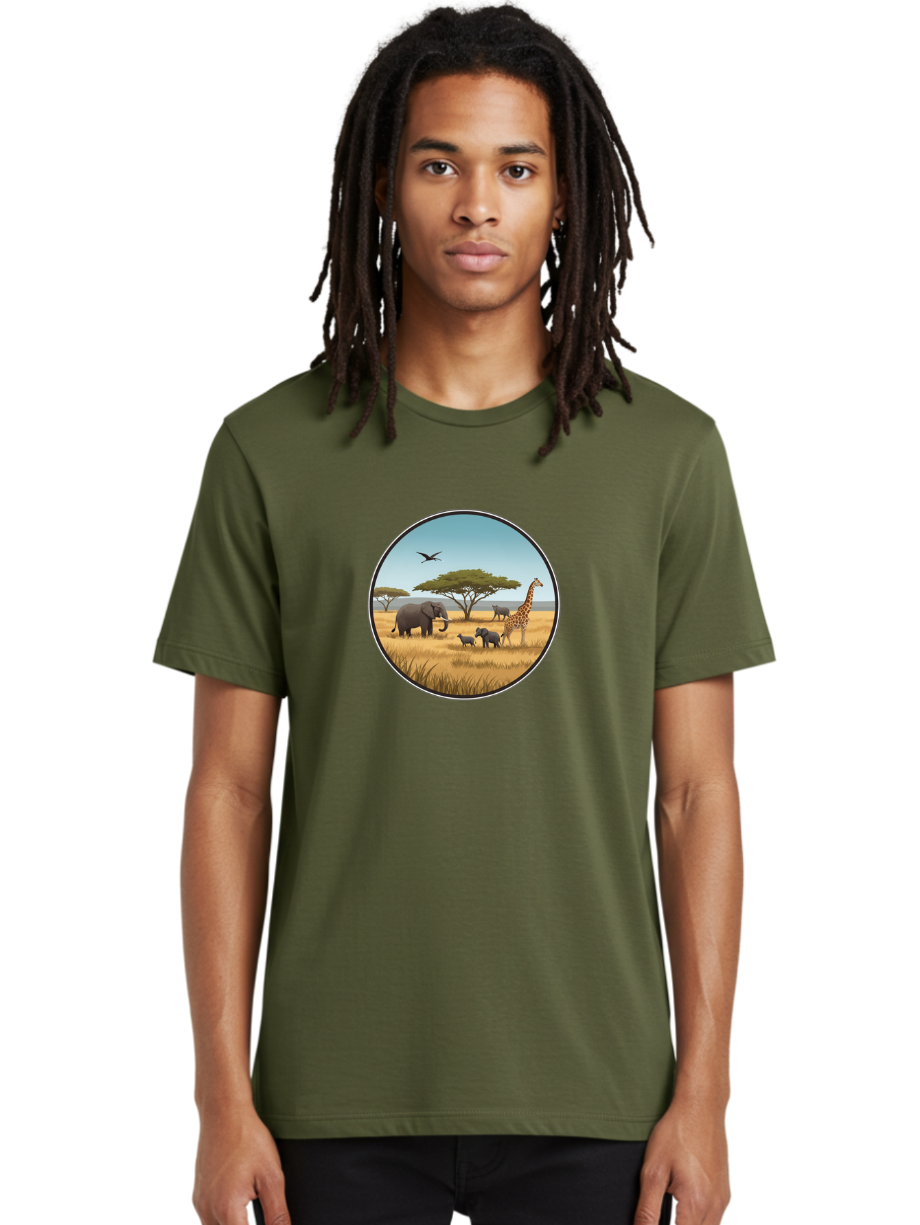 Savannah-Animals Men'S Graphic Tee, 100% Cotton, Comfortable Casual Summer Wear, Machine Washable, Vintage Camera, Old Camera, Antique Camera, Black Camera, Classic Photography, Photography Equipment, Nostalgic Device, Film Camera, Camera Art Ban429 16