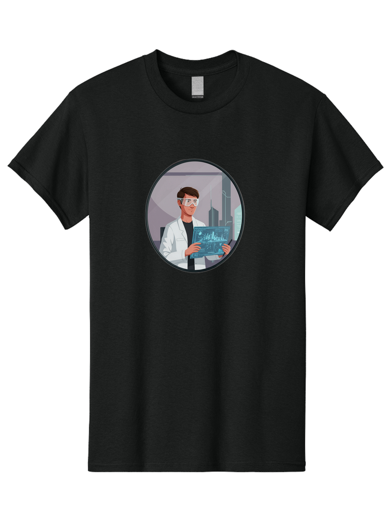 Scientist-Analyzing-Data Men'S Graphic Tee, 100% Cotton, Comfortable Casual Summer Wear, Machine Washable, Vintage Camera, Old Camera, Antique Camera, Black Camera, Classic Photography, Photography Equipment, Nostalgic Device, Film Camera, Ban430 7