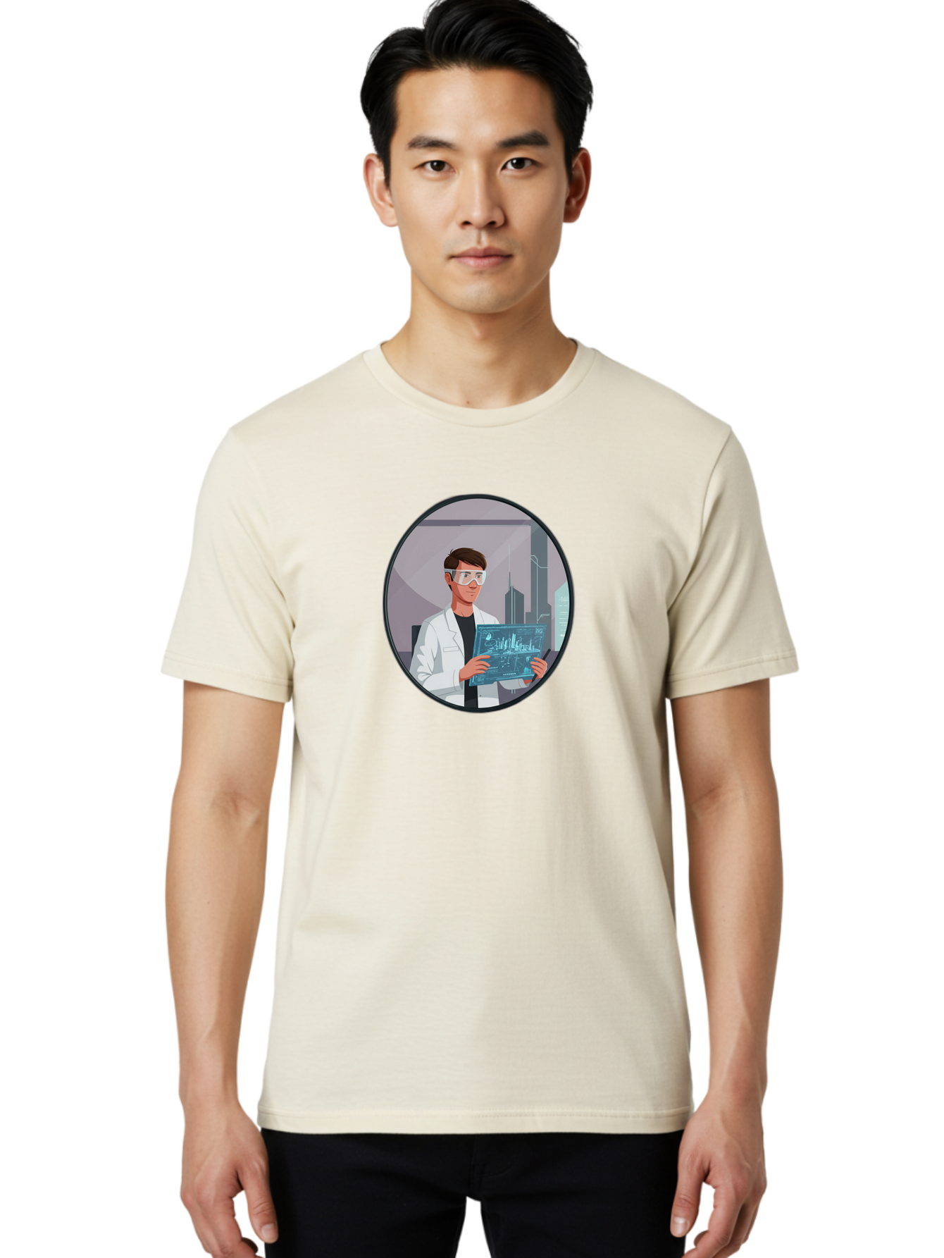 Scientist-Analyzing-Data Men'S Graphic Tee, 100% Cotton, Comfortable Casual Summer Wear, Machine Washable, Vintage Camera, Old Camera, Antique Camera, Black Camera, Classic Photography, Photography Equipment, Nostalgic Device, Film Camera, Ban430 18