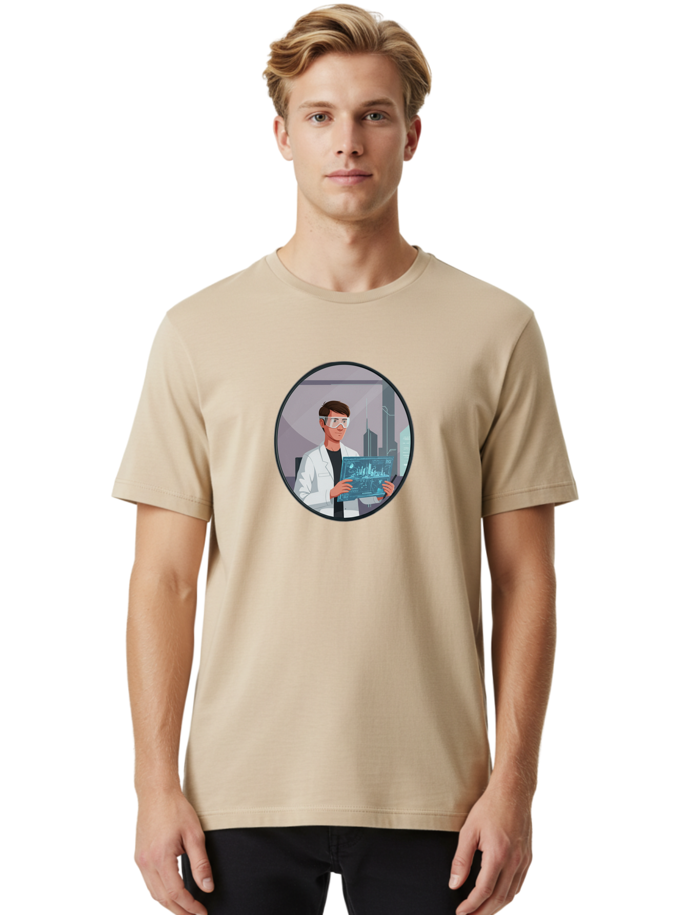 Scientist-Analyzing-Data Men'S Graphic Tee, 100% Cotton, Comfortable Casual Summer Wear, Machine Washable, Vintage Camera, Old Camera, Antique Camera, Black Camera, Classic Photography, Photography Equipment, Nostalgic Device, Film Camera, Ban430 26