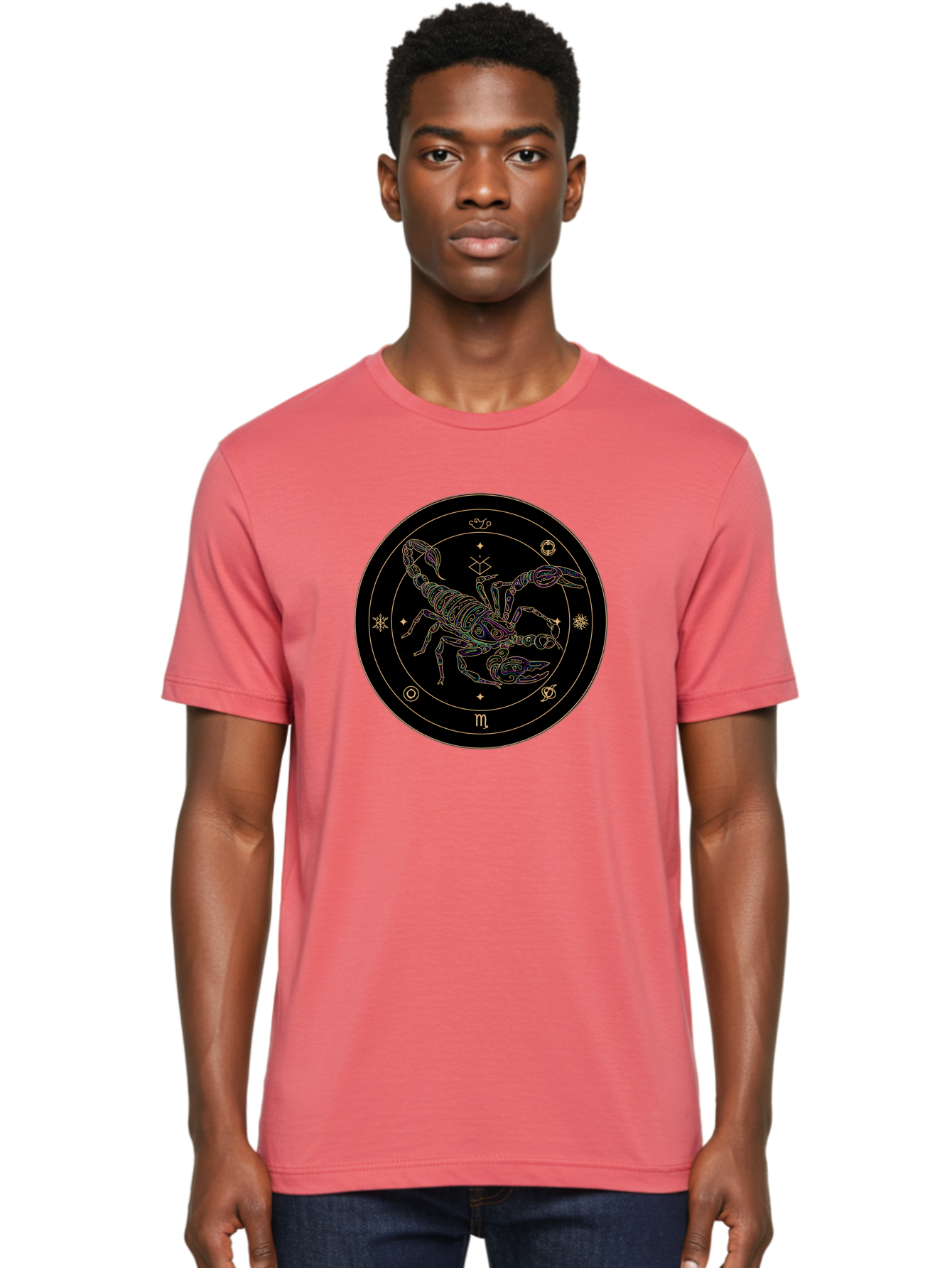 Scorpio-Zodiac-Sign-1 Men'S Graphic Tee, 100% Cotton, Comfortable Casual Summer Wear, Machine Washable, Vintage Camera, Old Camera, Antique Camera, Black Camera, Classic Photography, Photography Equipment, Nostalgic Device, Film Camera, Ban431 19
