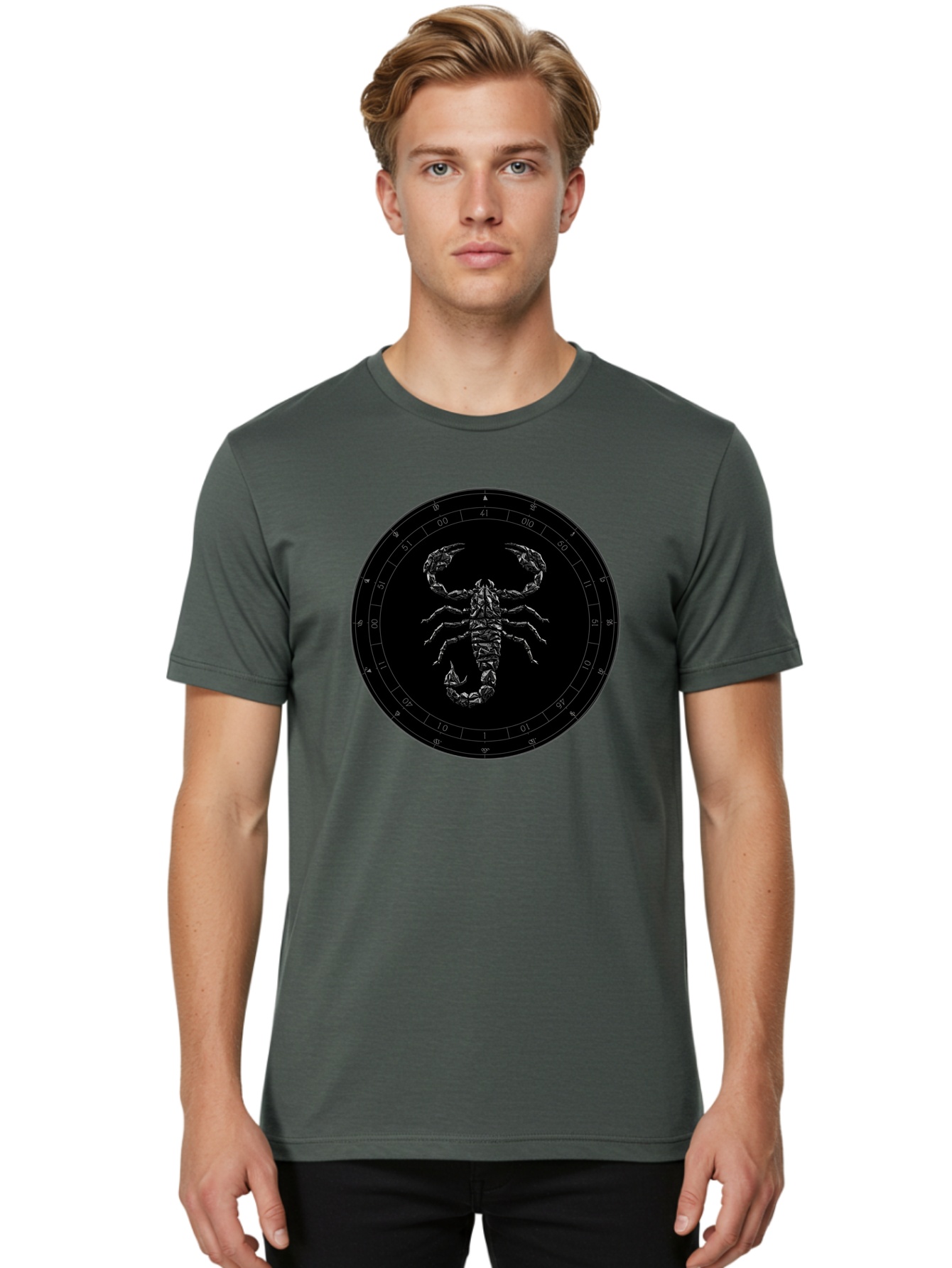 Scorpio-Zodiac-Sign Men'S Graphic Tee, 100% Cotton, Comfortable Casual Summer Wear, Machine Washable, Vintage Camera, Old Camera, Antique Camera, Black Camera, Classic Photography, Photography Equipment, Nostalgic Device, Film Camera, Ban432 20