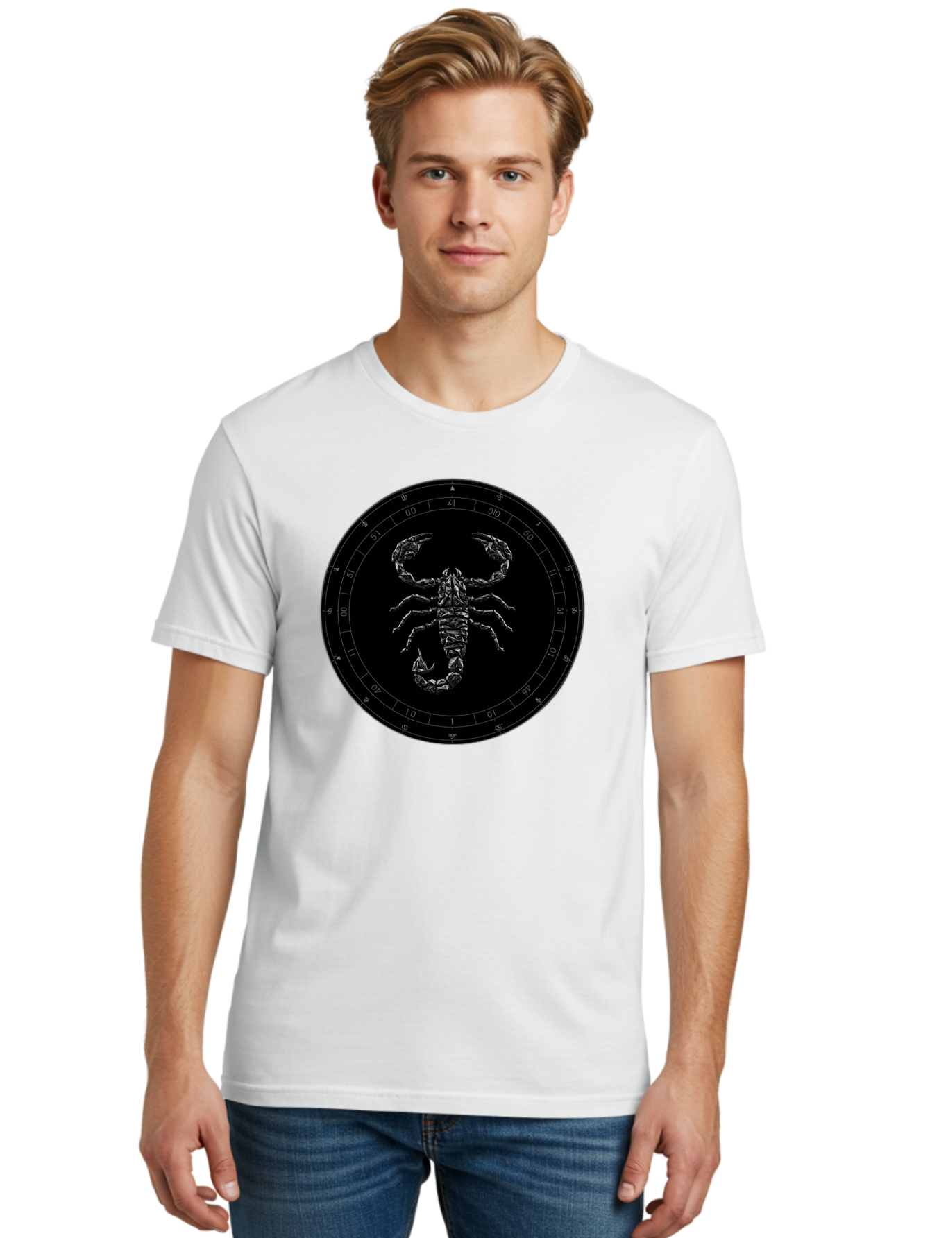 Scorpio-Zodiac-Sign Men'S Graphic Tee, 100% Cotton, Comfortable Casual Summer Wear, Machine Washable, Vintage Camera, Old Camera, Antique Camera, Black Camera, Classic Photography, Photography Equipment, Nostalgic Device, Film Camera, Ban432 30