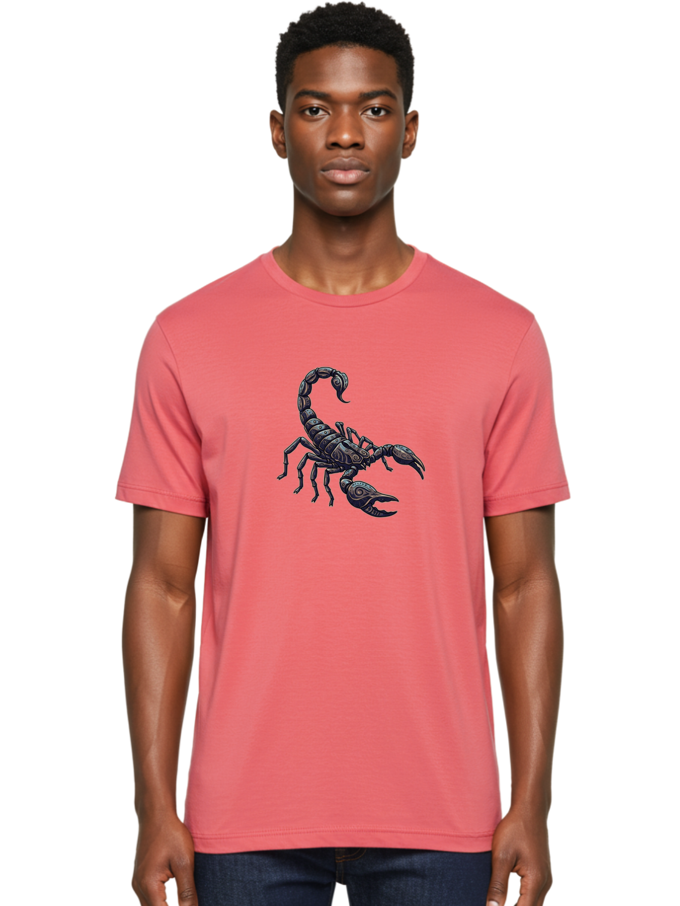 Scorpion Men'S Graphic Tee, 100% Cotton, Comfortable Casual Summer Wear, Machine Washable, Vintage Camera, Old Camera, Antique Camera, Black Camera, Classic Photography, Photography Equipment, Nostalgic Device, Film Camera, Camera Art Ban435 30
