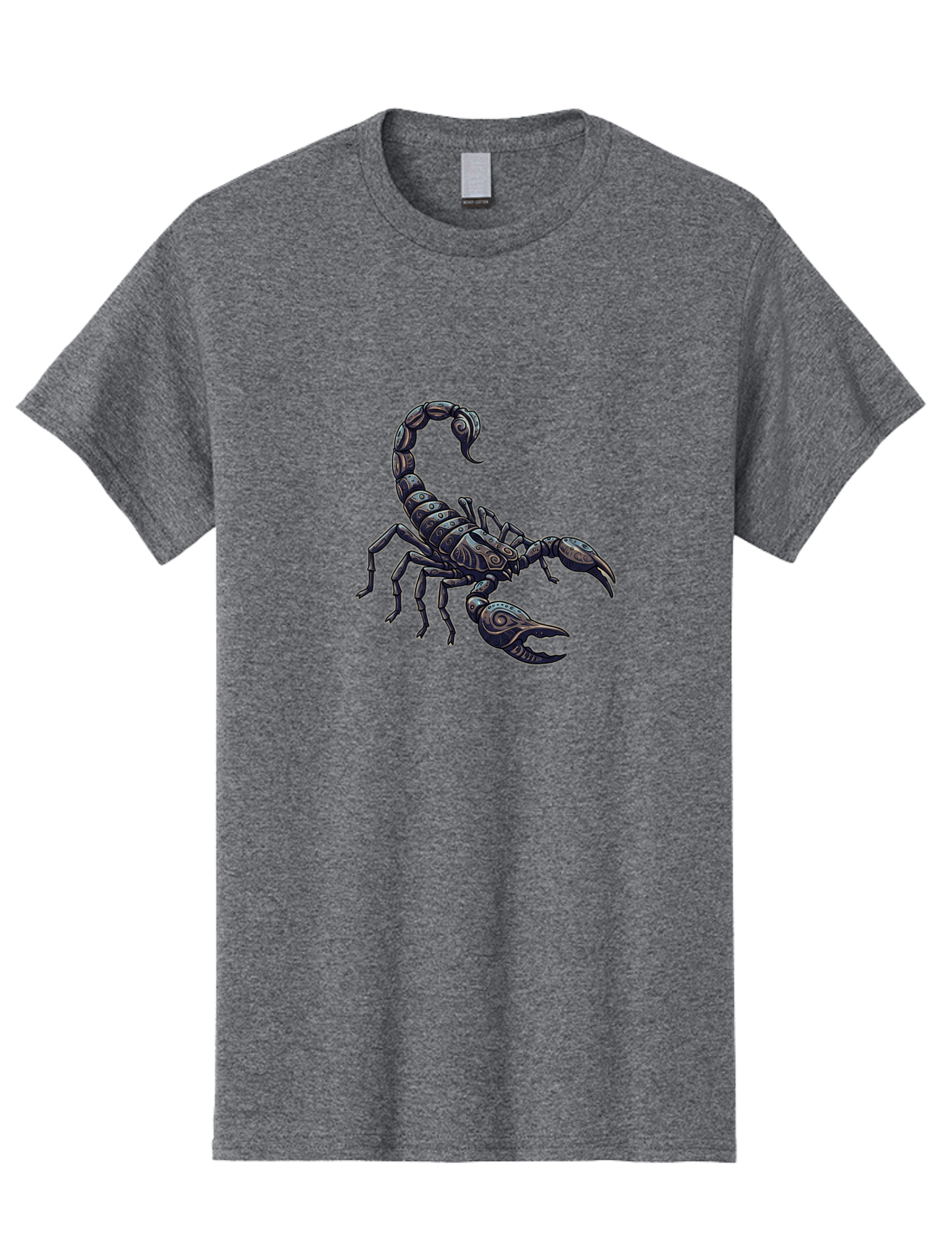 Scorpion Men'S Graphic Tee, 100% Cotton, Comfortable Casual Summer Wear, Machine Washable, Vintage Camera, Old Camera, Antique Camera, Black Camera, Classic Photography, Photography Equipment, Nostalgic Device, Film Camera, Camera Art Ban435 8