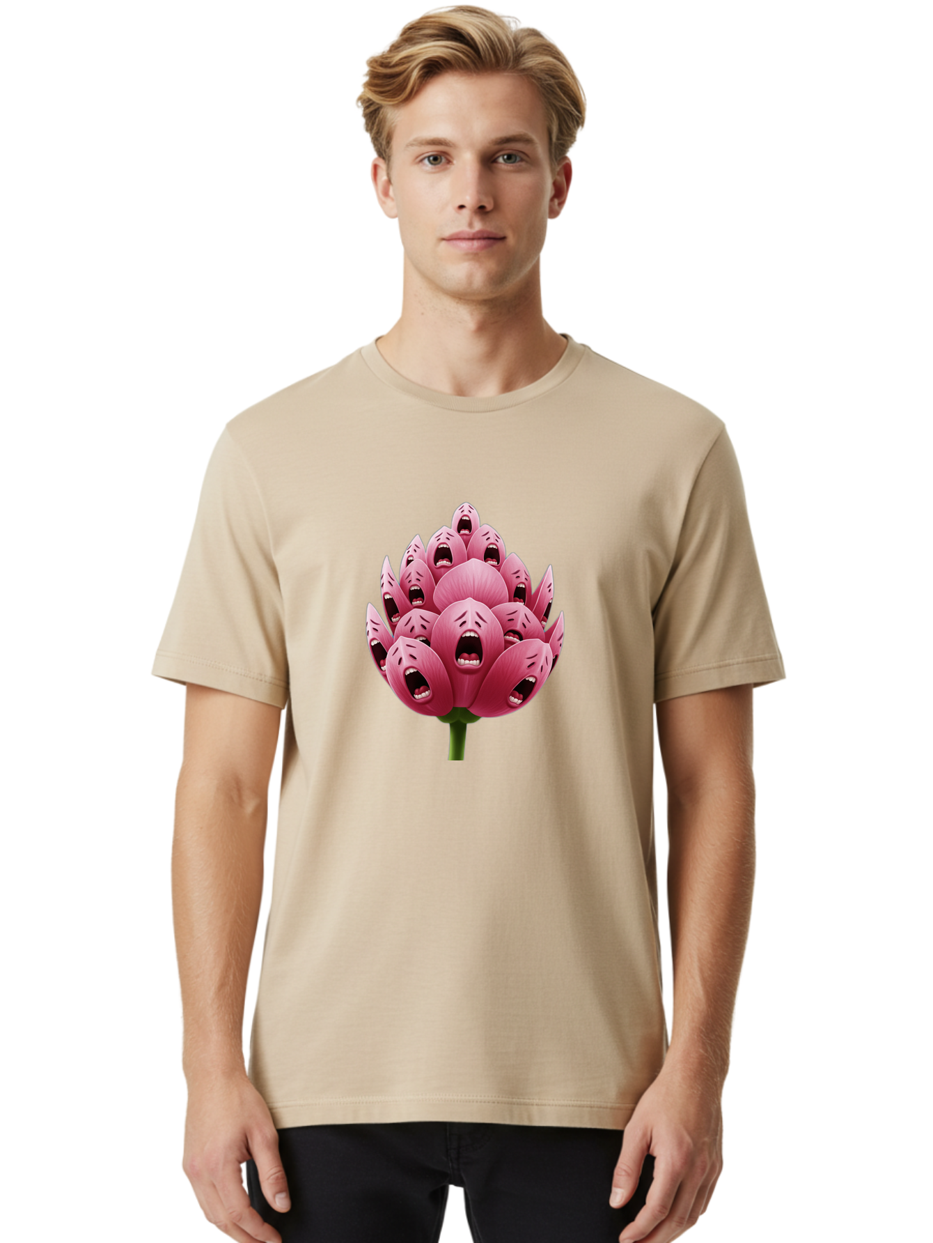 Screaming-Flower-1 Men'S Graphic Tee, 100% Cotton, Comfortable Casual Summer Wear, Machine Washable, Vintage Camera, Old Camera, Antique Camera, Black Camera, Classic Photography, Photography Equipment, Nostalgic Device, Film Camera, Ban437 26