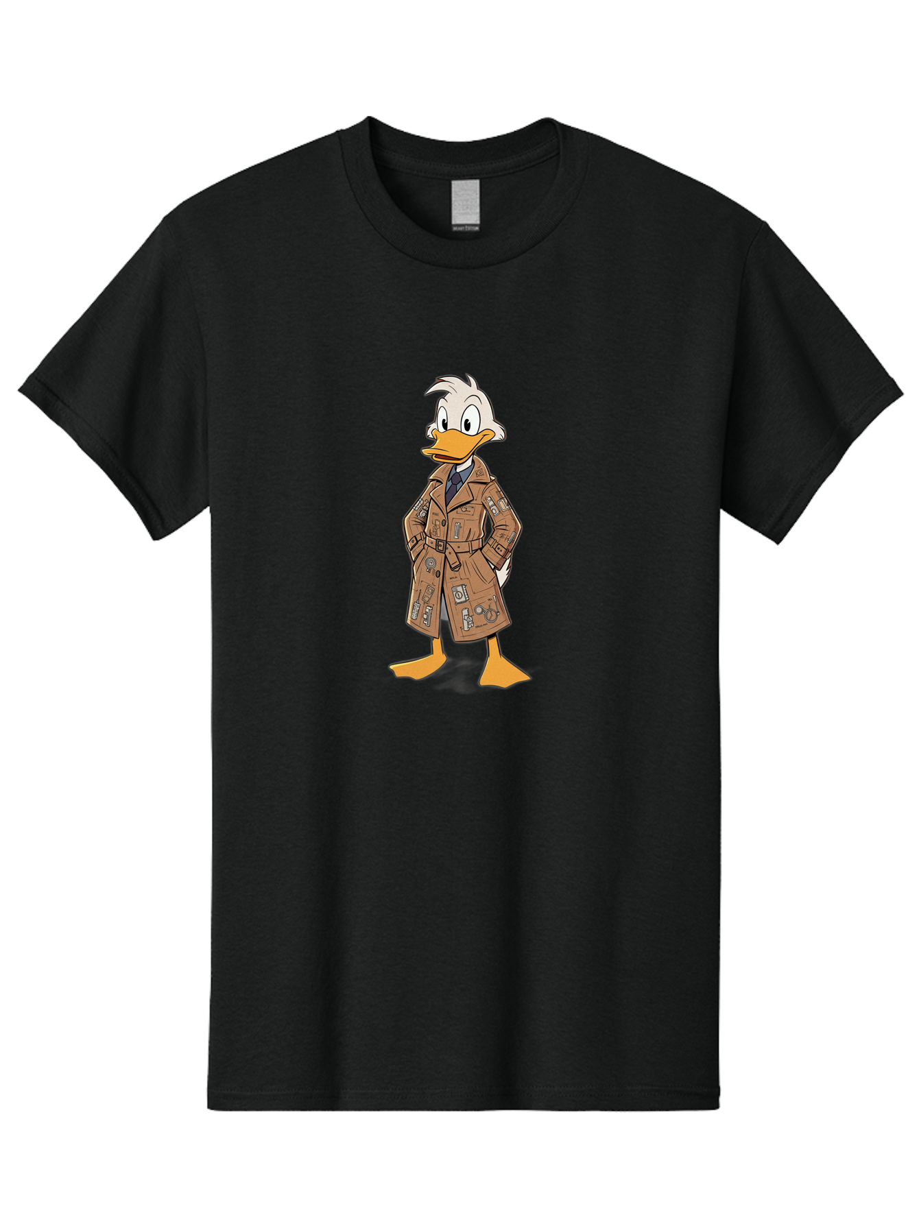 Scrooge-Mcduck Men'S Graphic Tee, 100% Cotton, Comfortable Casual Summer Wear, Machine Washable, Vintage Camera, Old Camera, Antique Camera, Black Camera, Classic Photography, Photography Equipment, Nostalgic Device, Film Camera, Camera Art Ban439 10