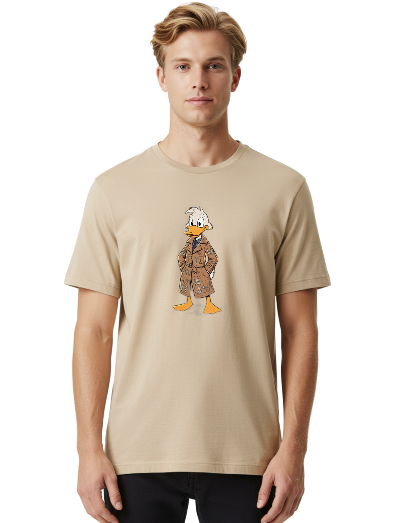 Scrooge-Mcduck Men'S Graphic Tee, 100% Cotton, Comfortable Casual Summer Wear, Machine Washable, Vintage Camera, Old Camera, Antique Camera, Black Camera, Classic Photography, Photography Equipment, Nostalgic Device, Film Camera, Camera Art Ban439 21
